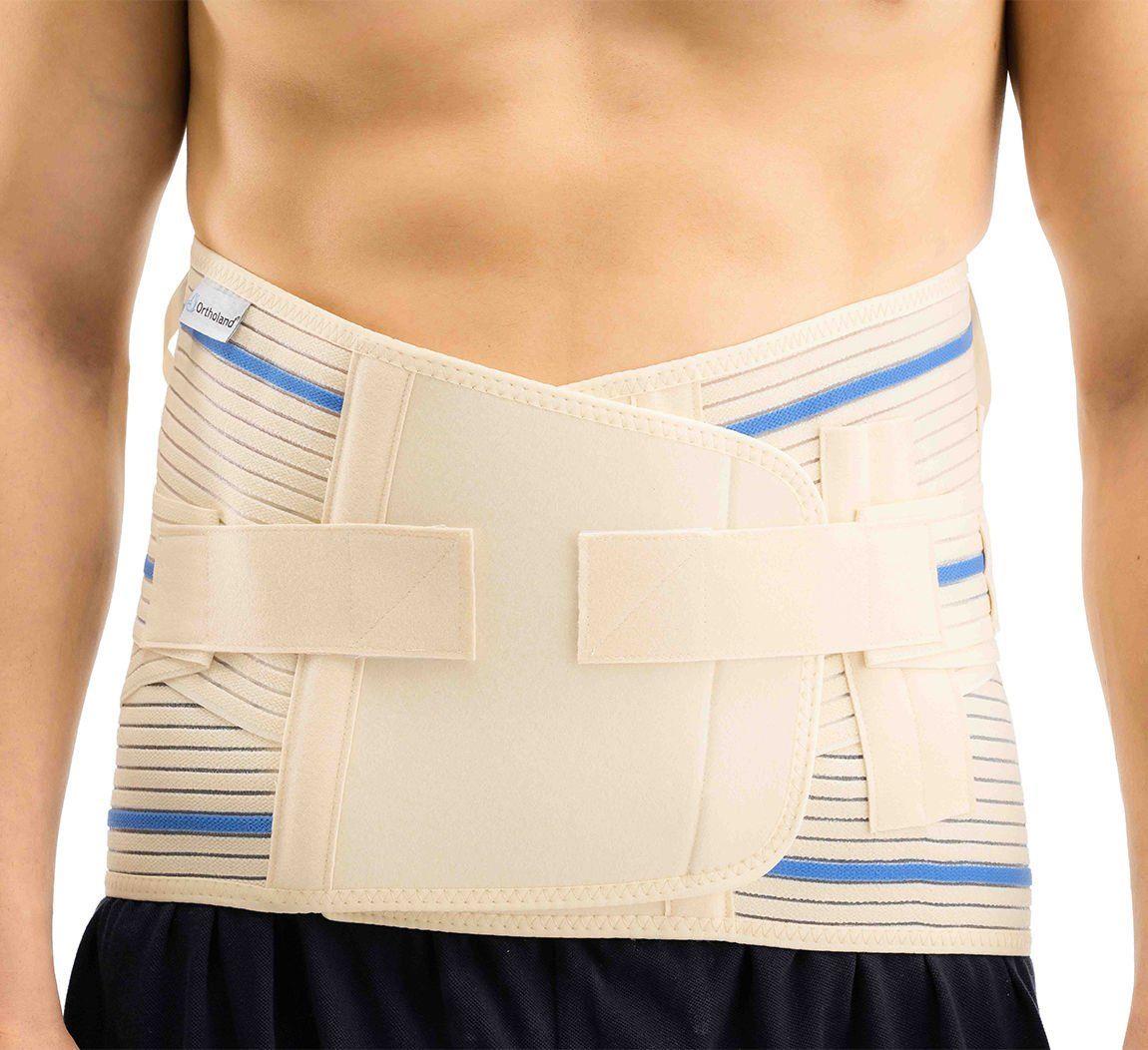 Lumbosacral Çelik Balenli Korse 26 Cm Kemerli Ten - Bedensiz