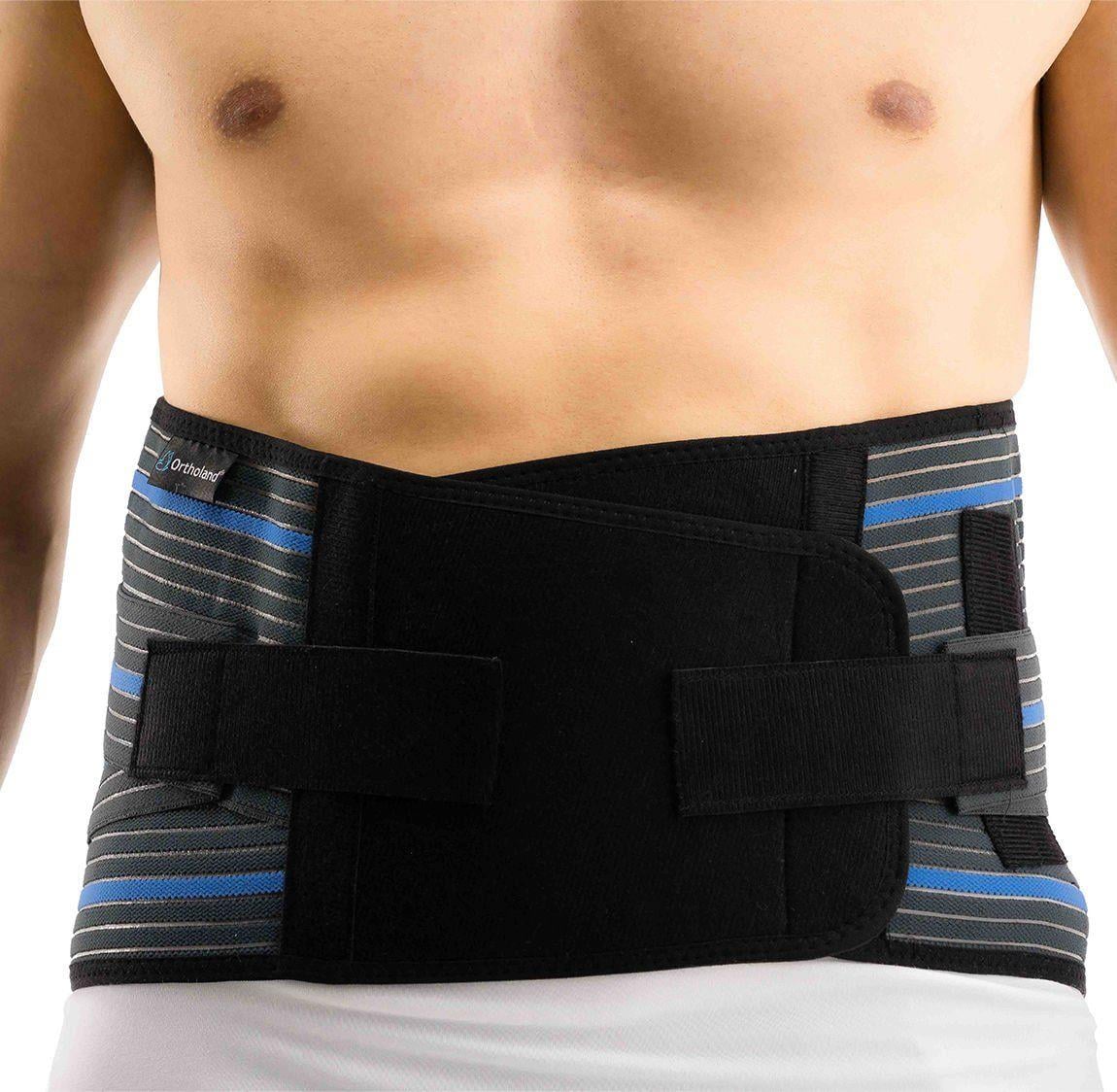 Lumbosacral Çelik Balenli Korse 26 Cm Kemerli Füme-Bedensiz