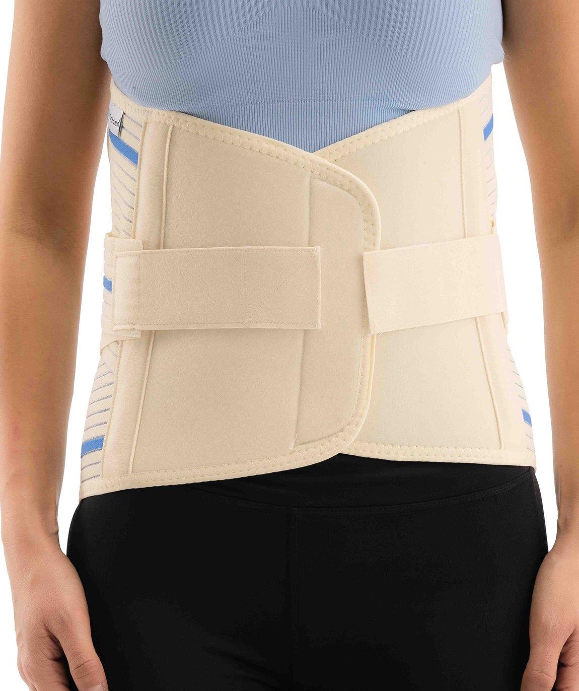 Lumbosacral Çelik Balenli Korse 32 Cm Kemerli Ten - Bedensiz
