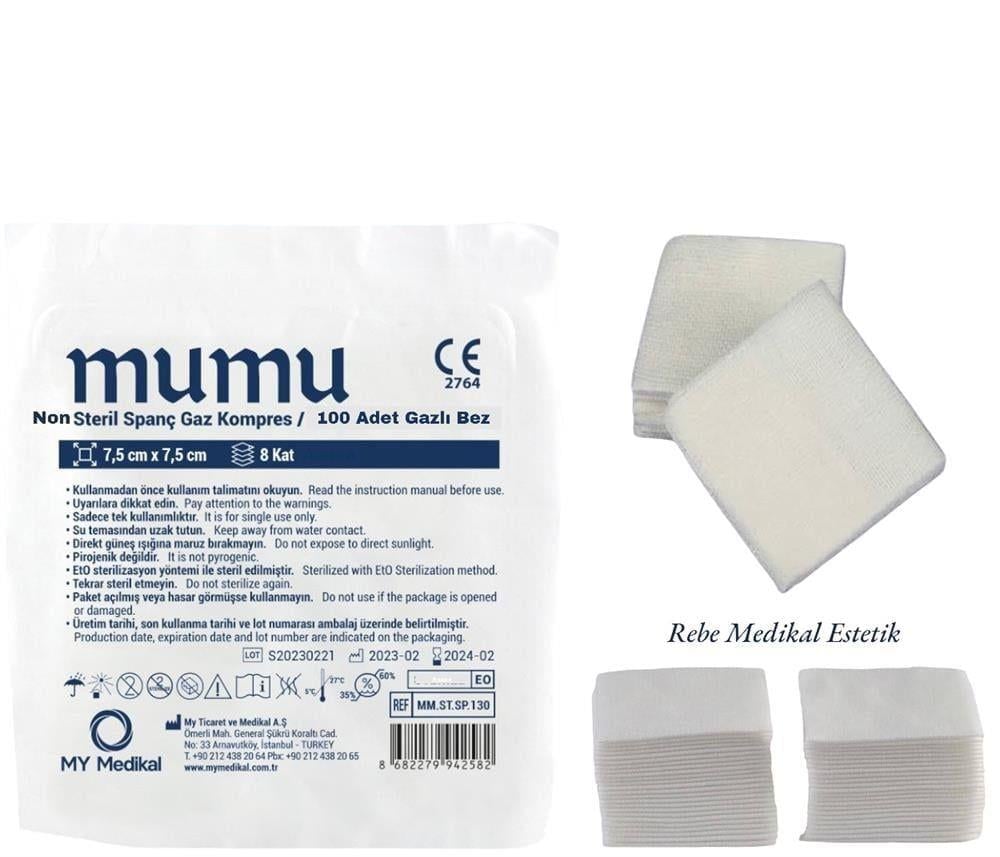 Mumu 7,5x7,5 8 Kat Spanç 750 Adet ( Gaz Kompres )