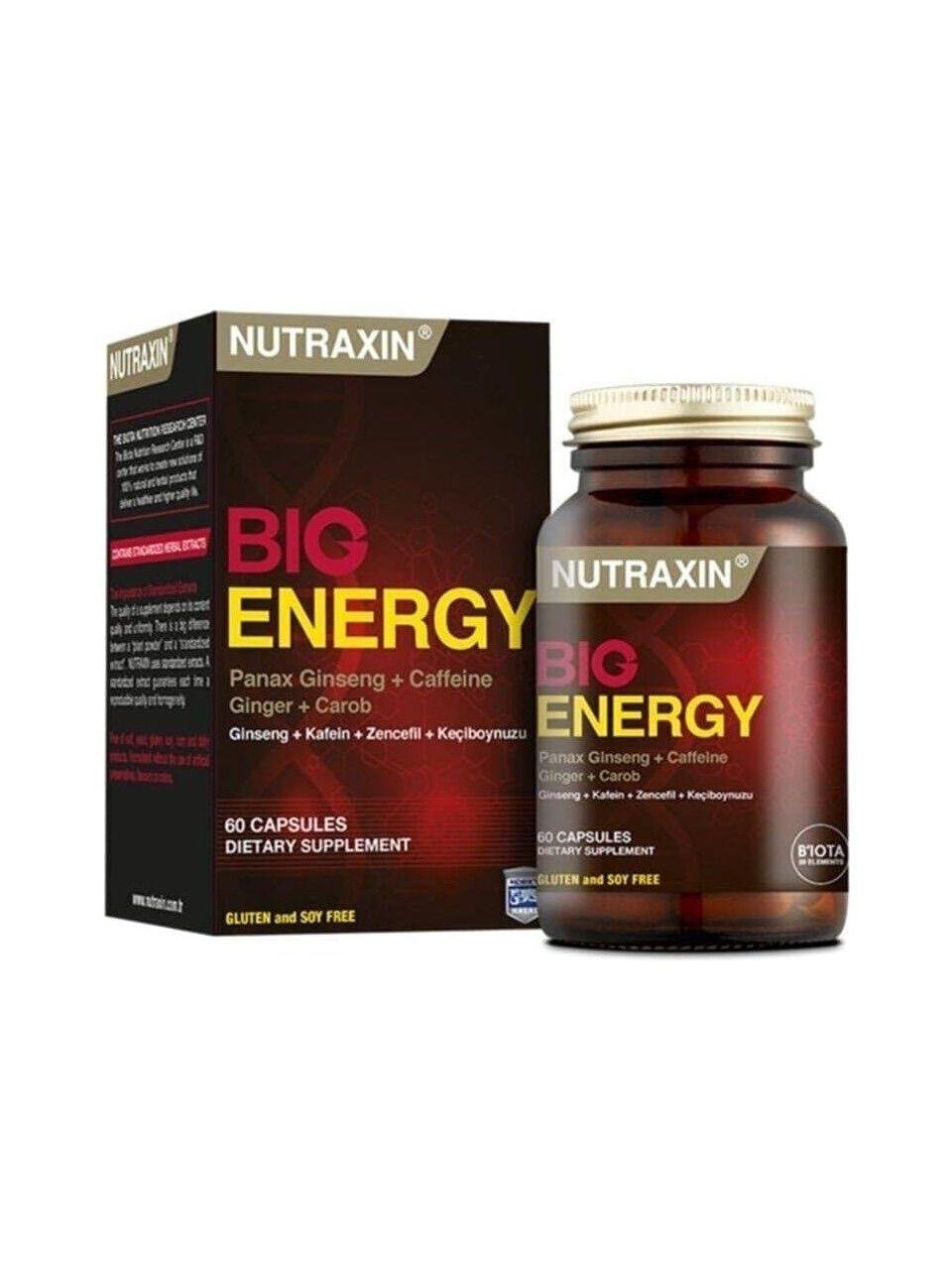 Nutraxin Big Energy 60 Kapsül