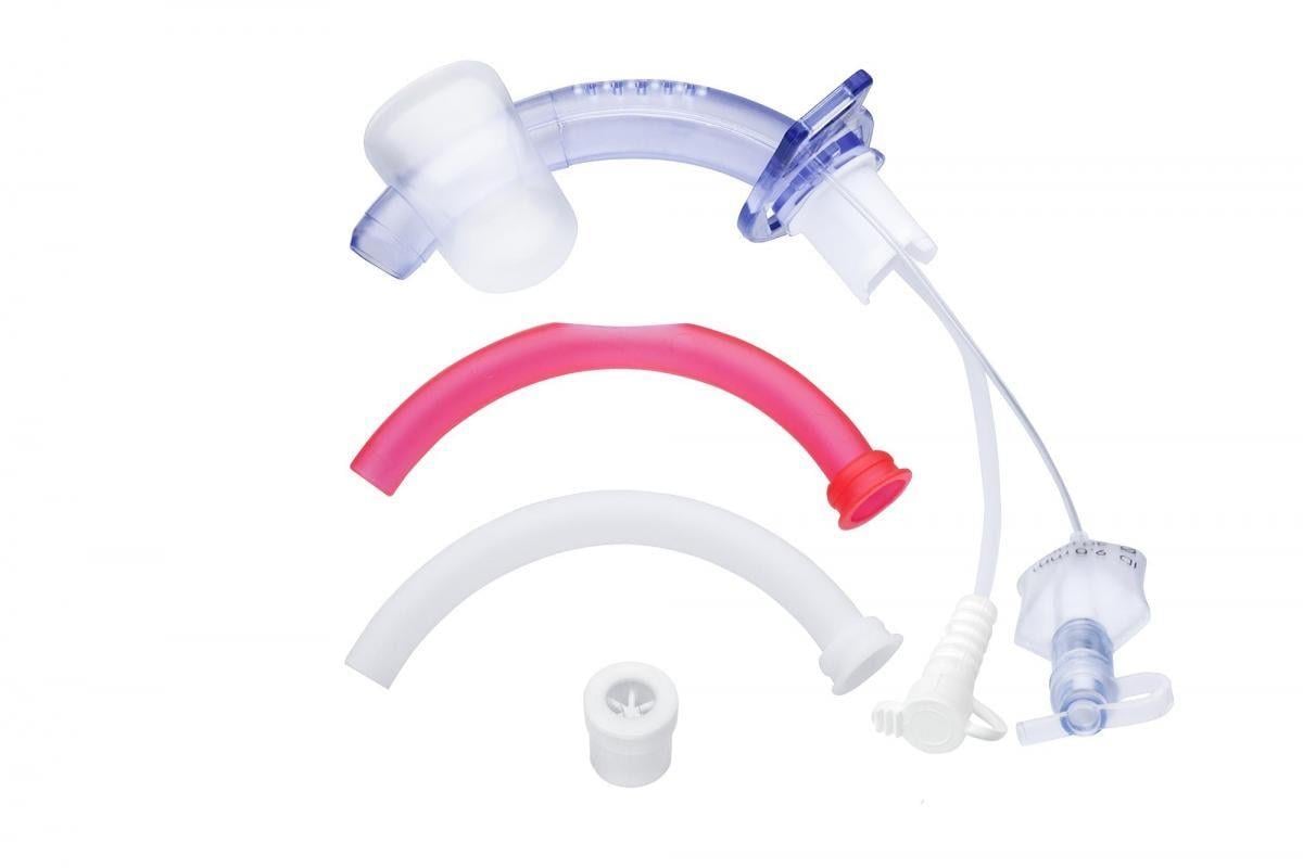 Primed Optima Suction Voice Trakeostomi Kanülü Kaflı Aspirasyon Hatlı