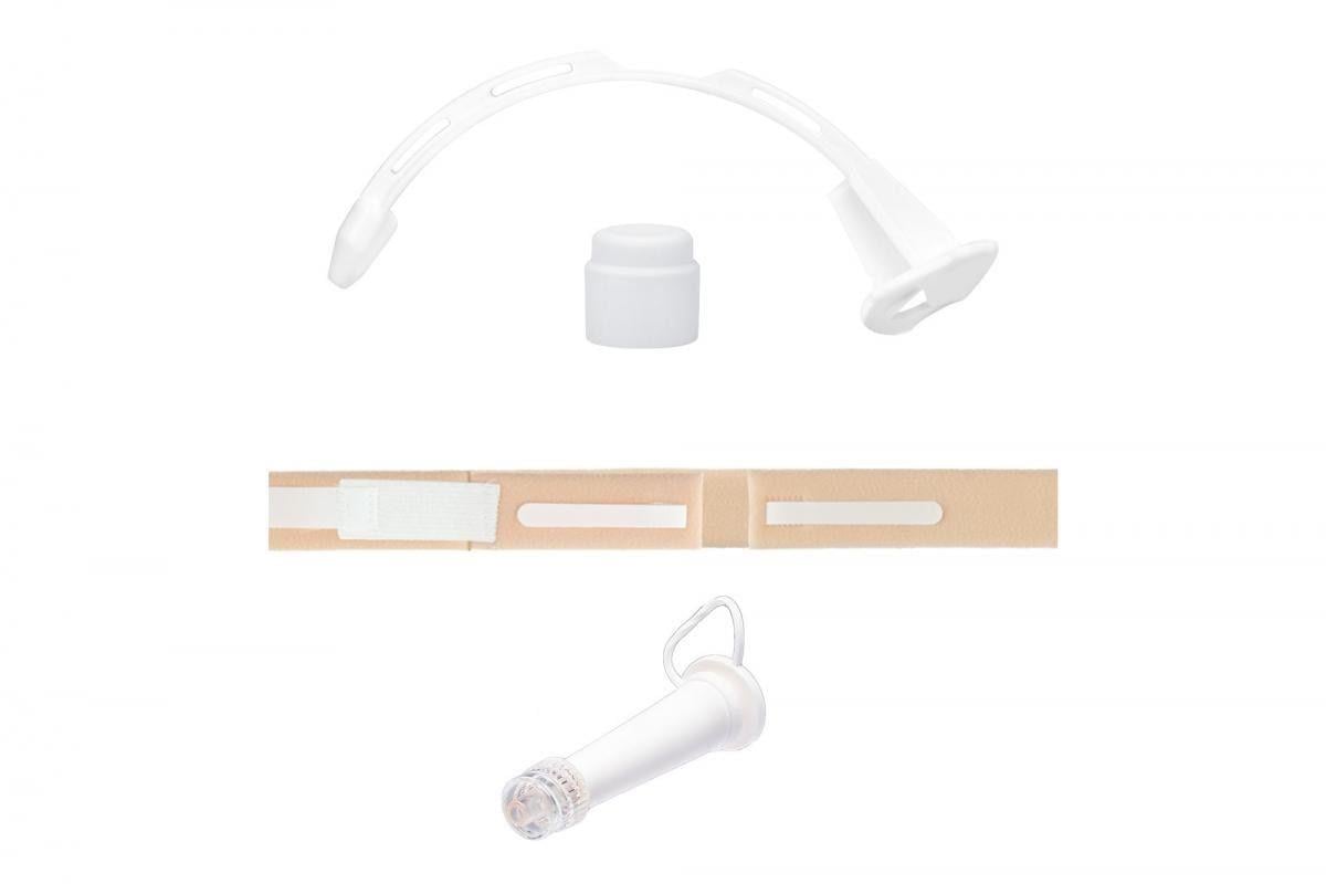 Primed Optima Suction Voice Trakeostomi Kanülü Kaflı Aspirasyon Hatlı