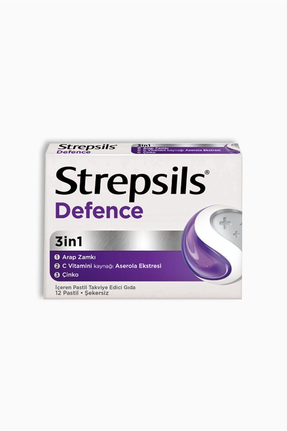 Strepsils Defence 3in1 12 Pastildefence 3in1 12 Pastil
