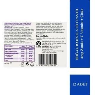 Strepsils Defence 3in1 12 Pastildefence 3in1 12 Pastil