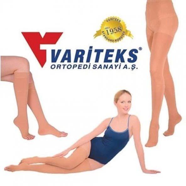 Variteks Külotlu Varis Çorabı 913 Orta Basınç Açık Burun 20-30 mmHg CCL2 Mikrofiber