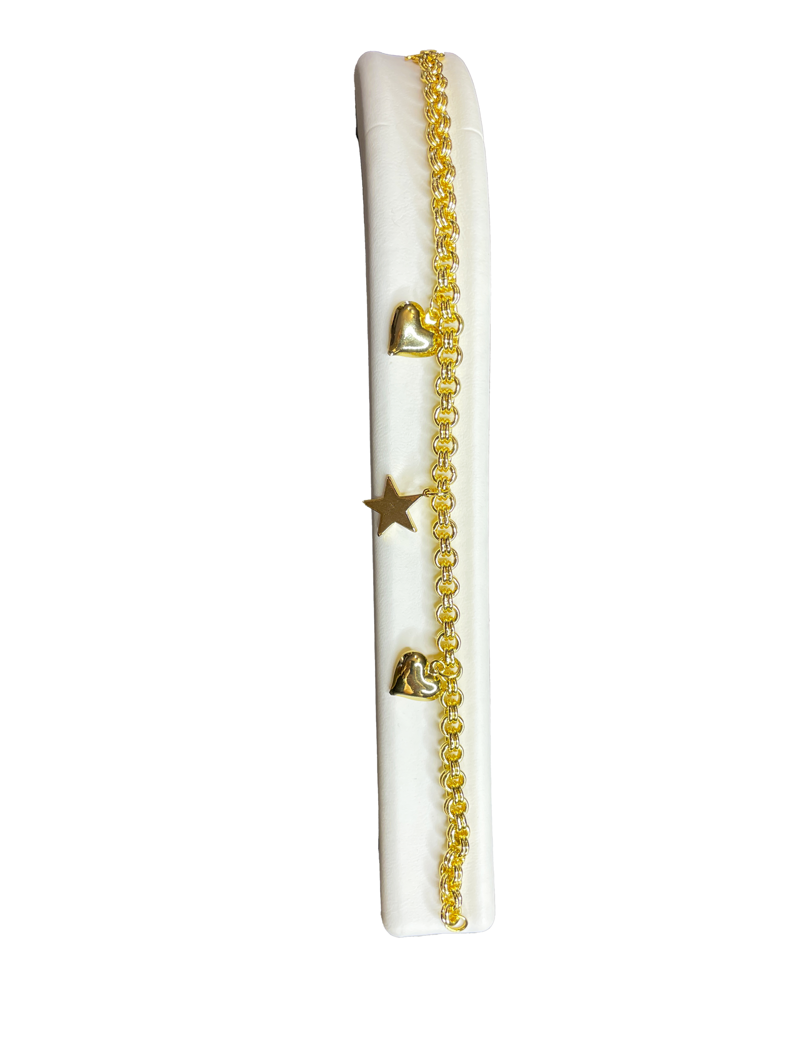 Gold Charmlı Marka Bileklik
