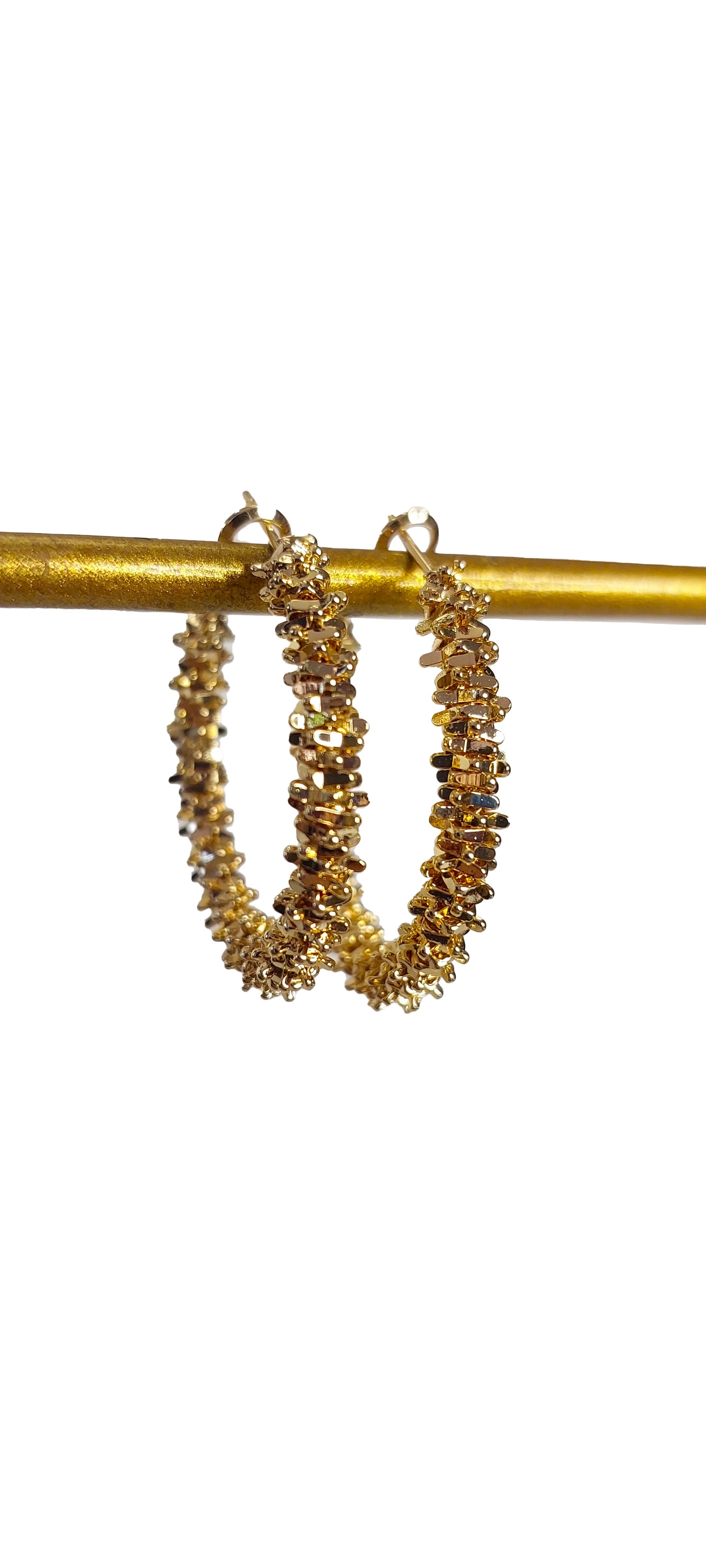 Gold  Halka Küpe