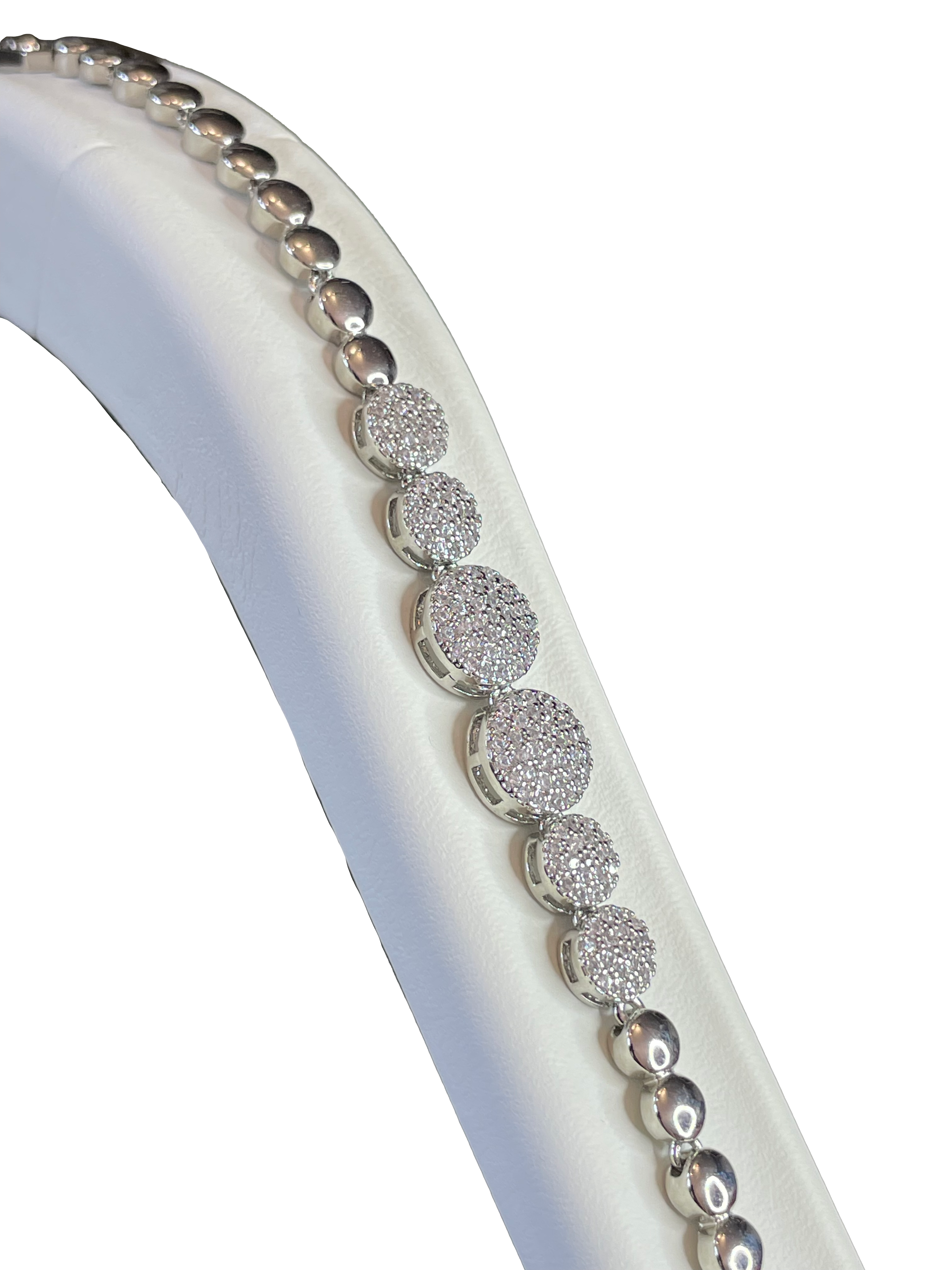 Silver Zirkon Taşlı Bileklik