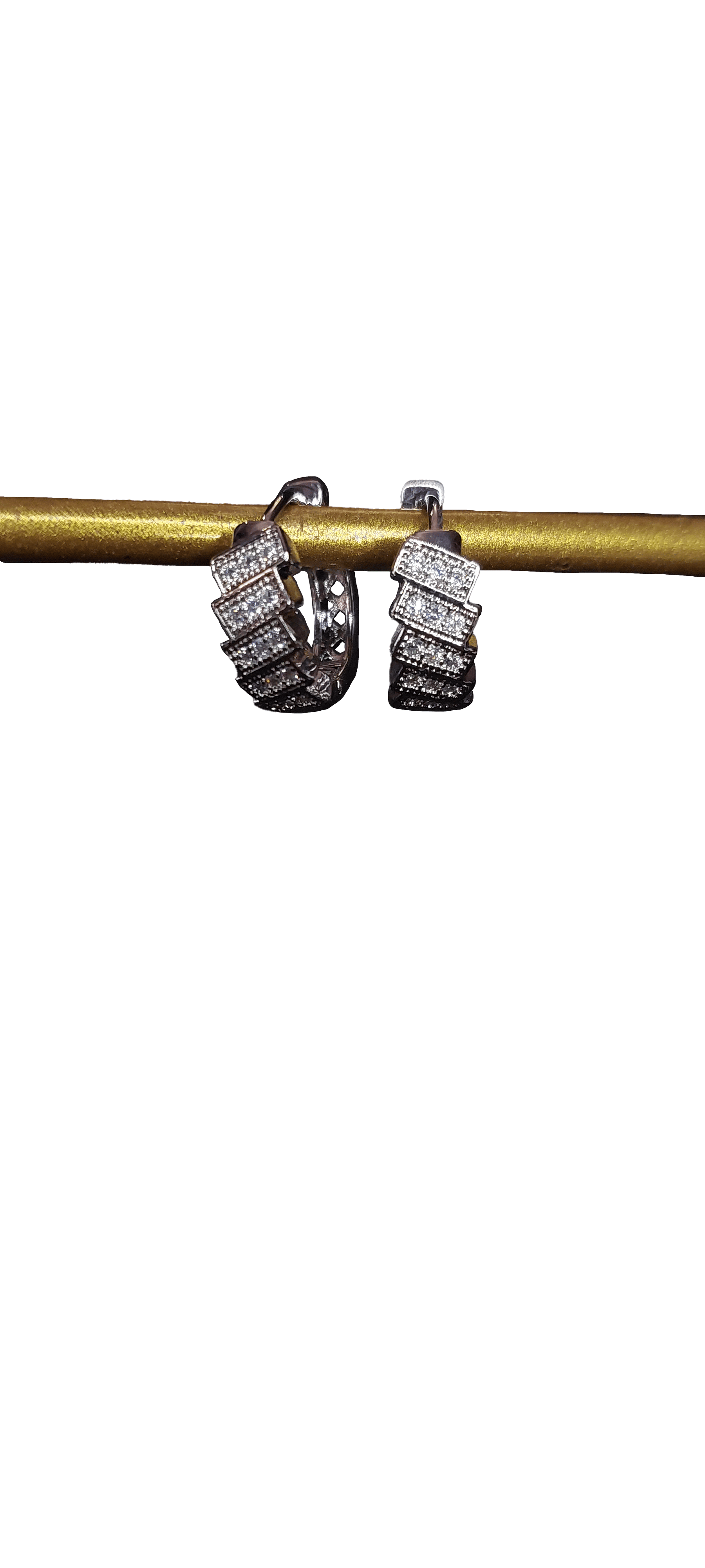 Silver Zirkon Taşlı Küpe