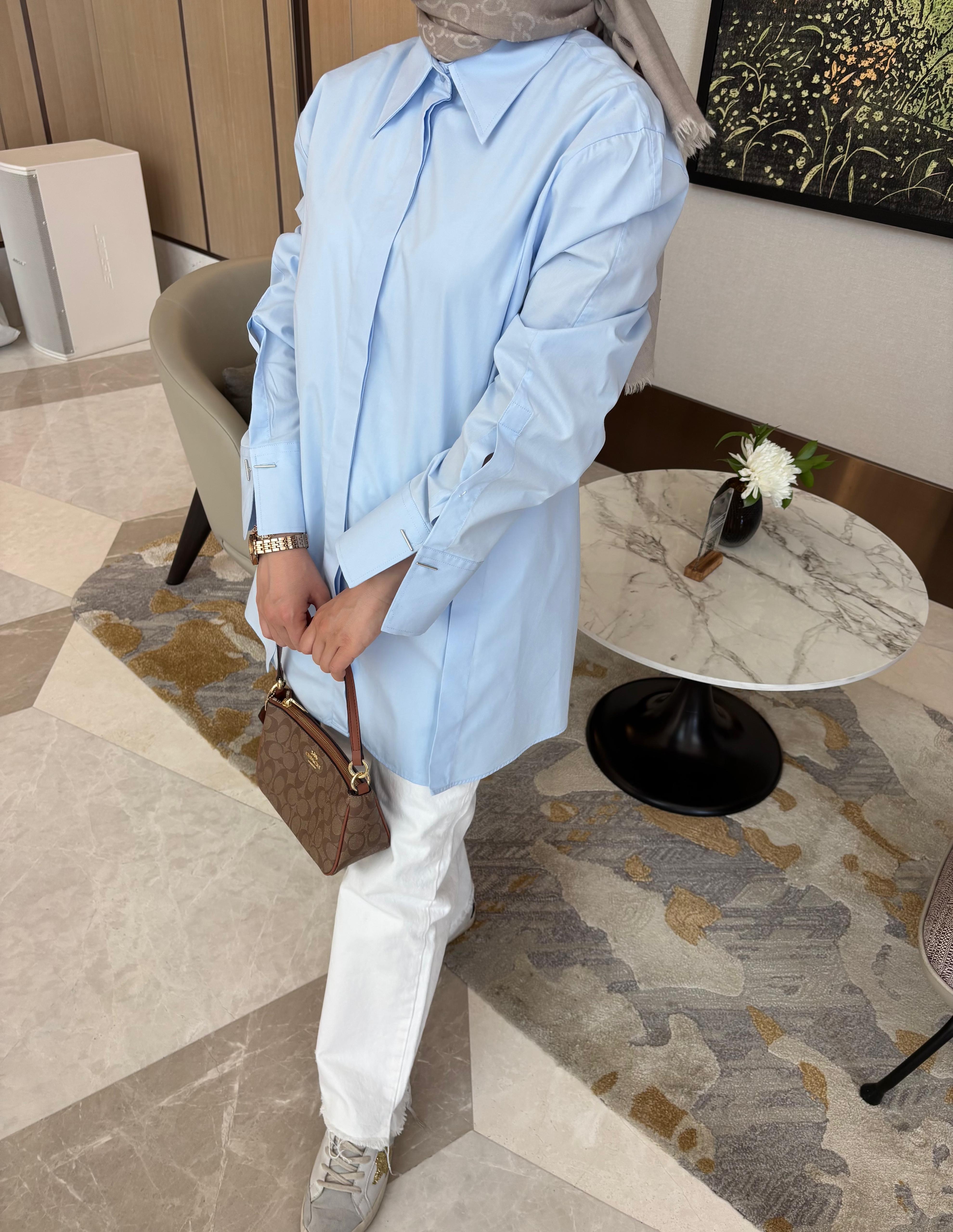 Lady Mavi Gömlek 
