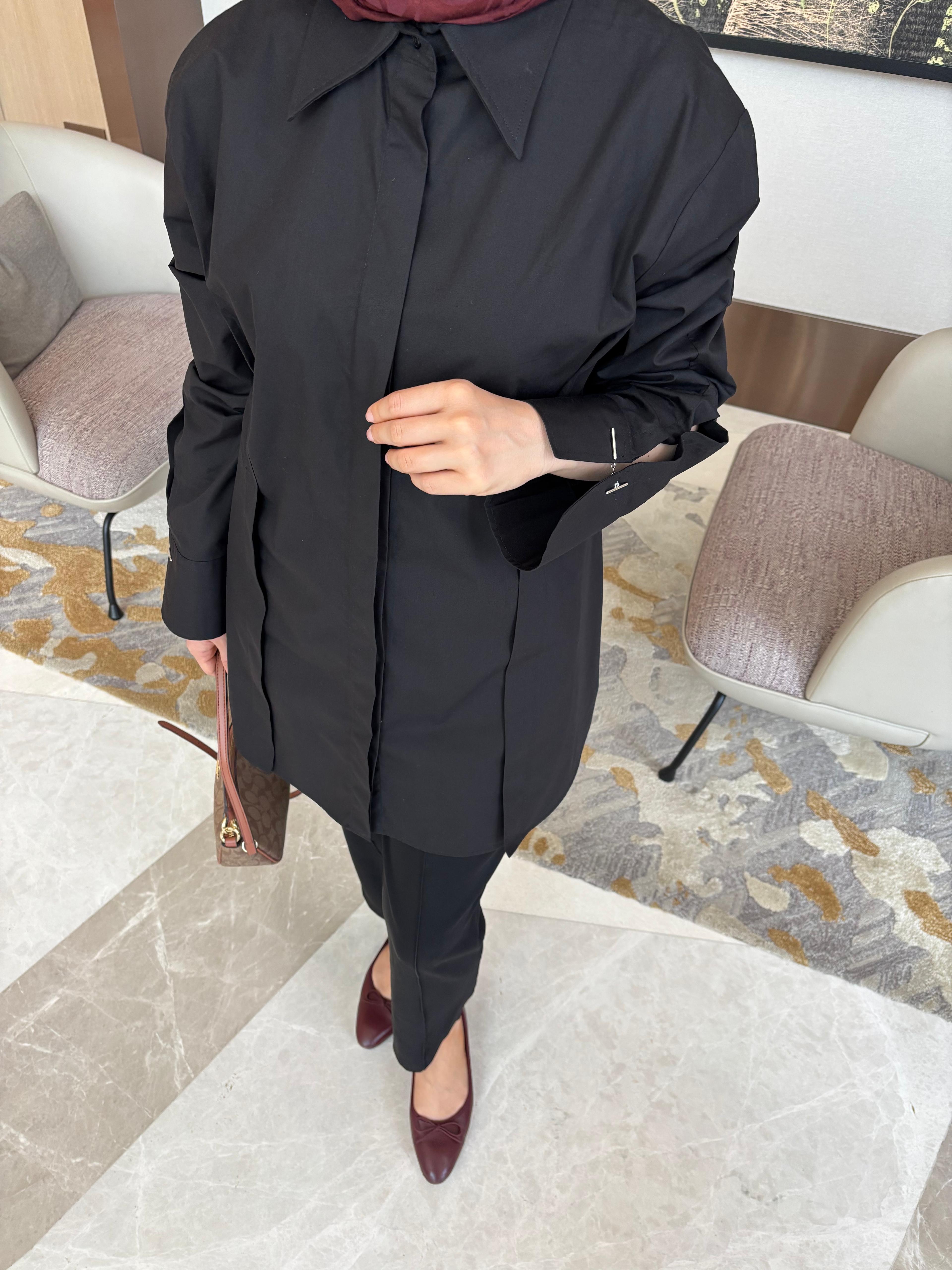 Lady Siyah Gömlek 