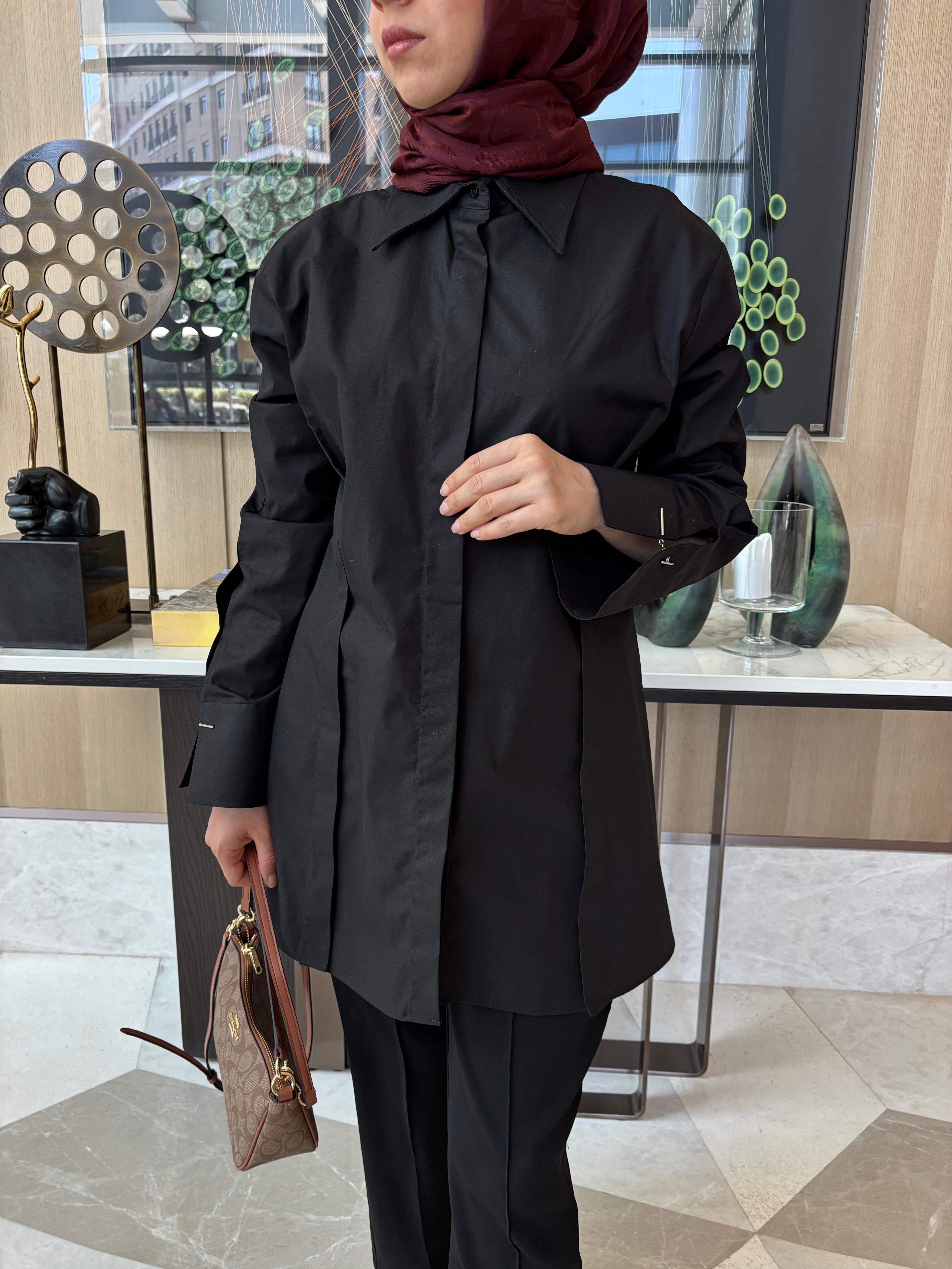 Lady Siyah Gömlek 