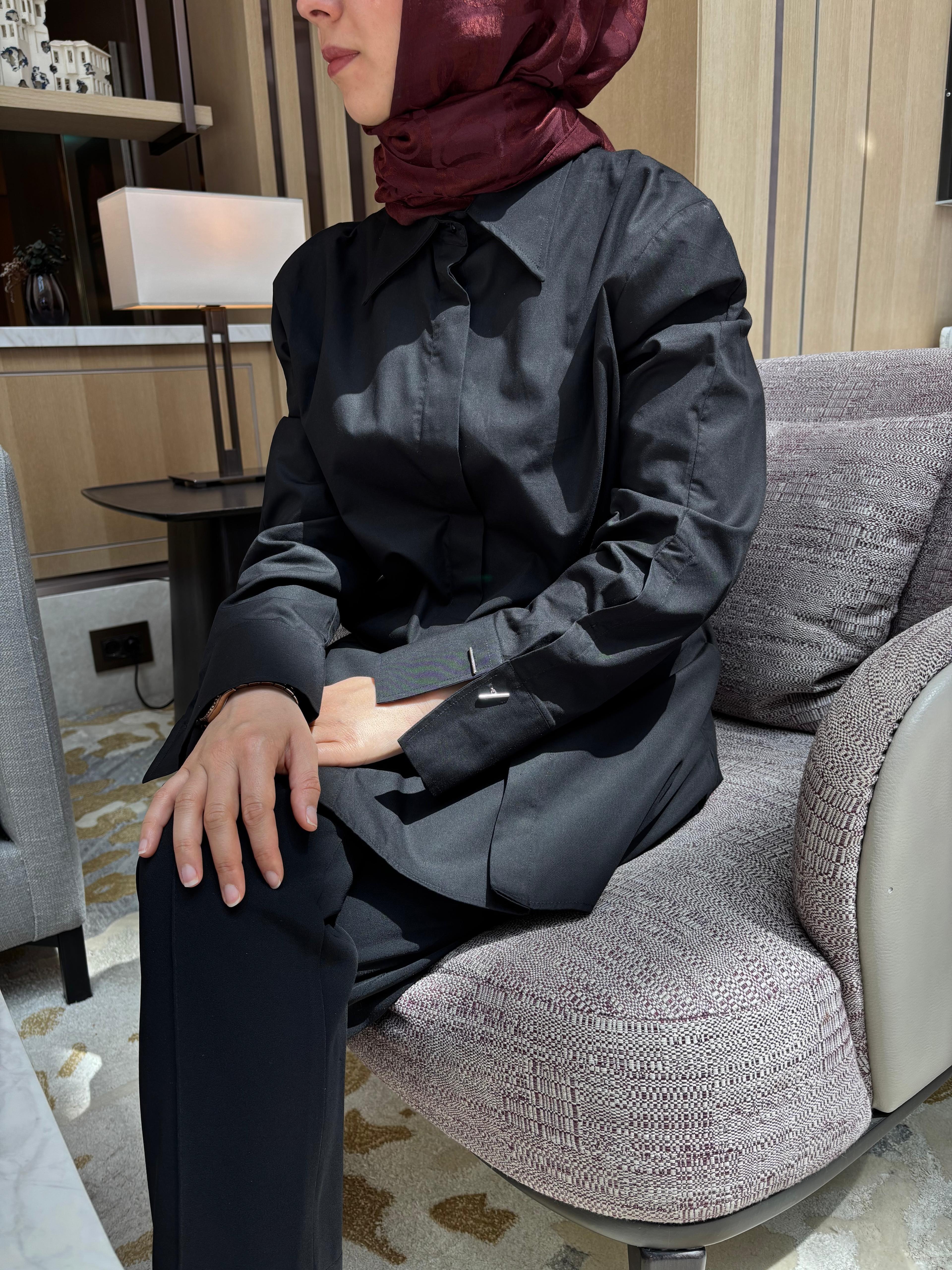 Lady Siyah Gömlek 