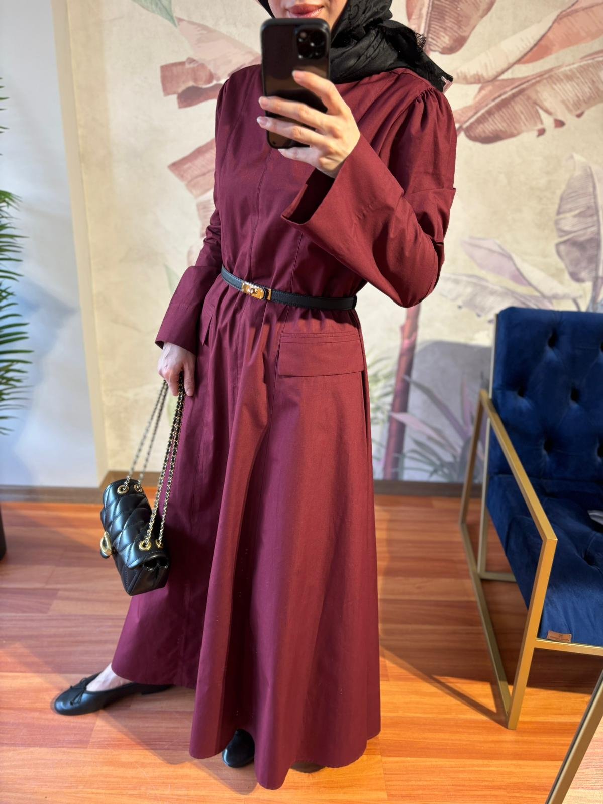 Mila Bordo Elbise