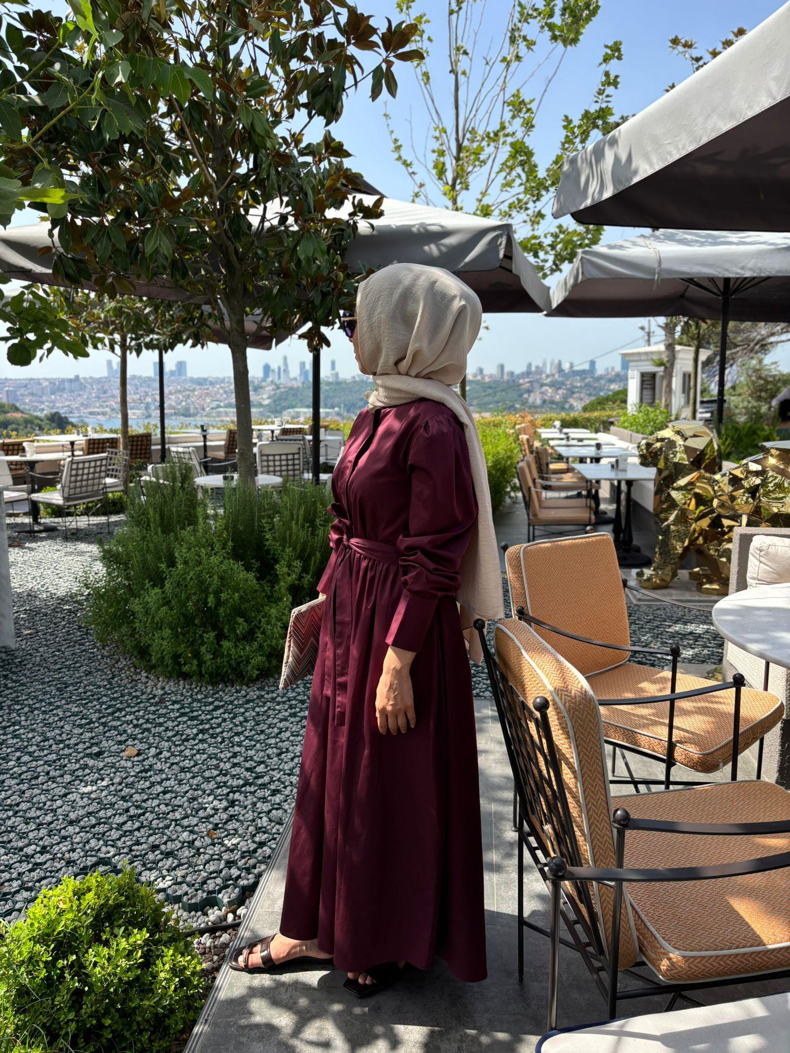 Mürdüm Katre Elbise 