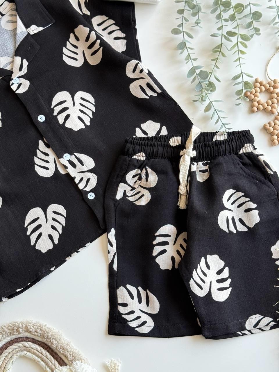 Keten Gömlek Takım 