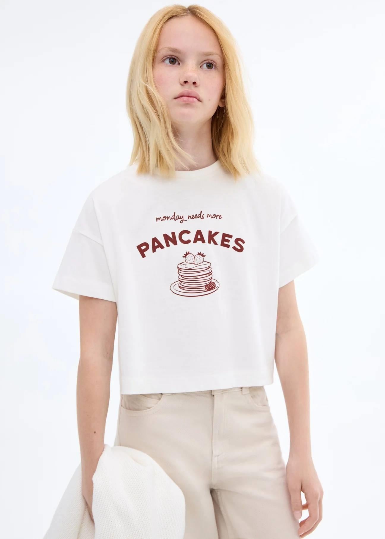Laciel Paris Pancake Crop TSHİRT