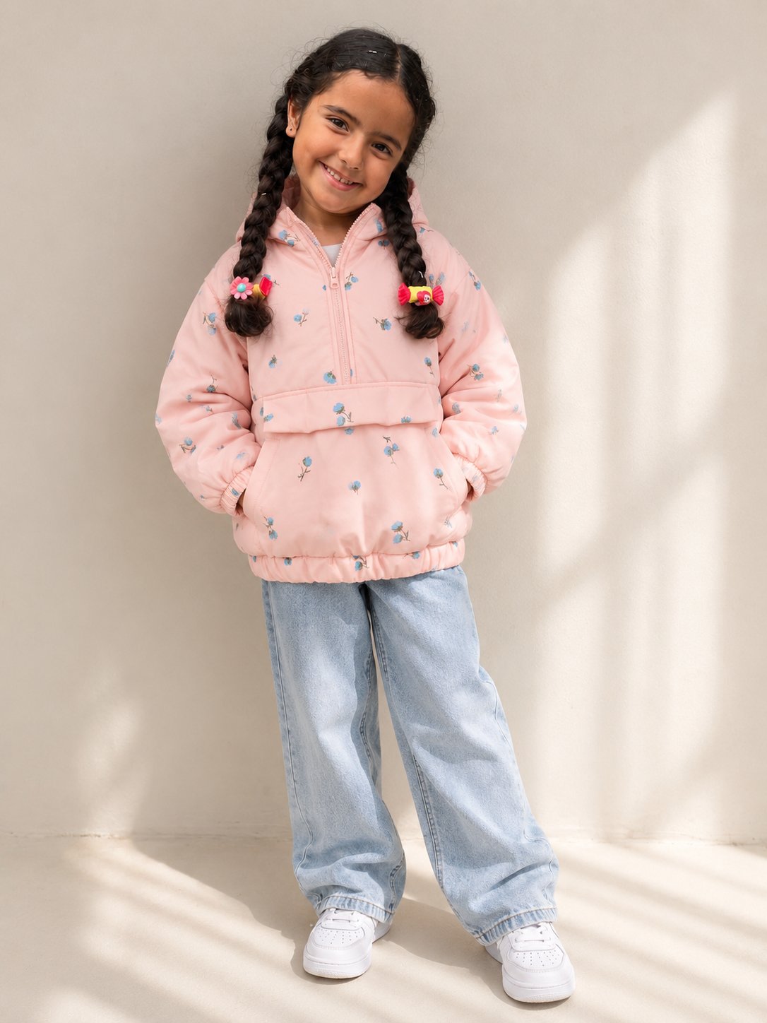 Laciel Paris Pembe Çicekli Mont
