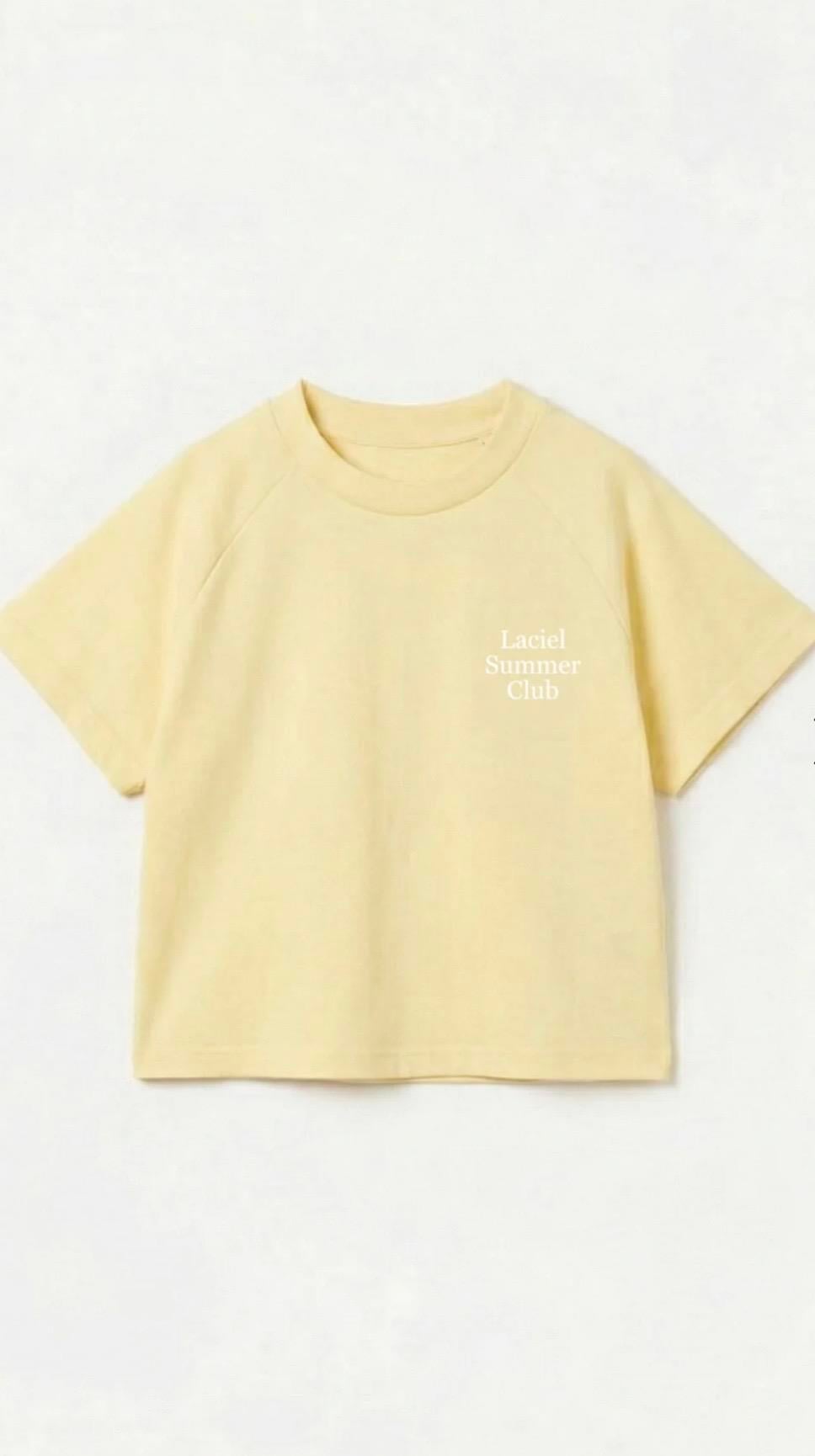 Laciel Paris Summer Clup Crop Sarı