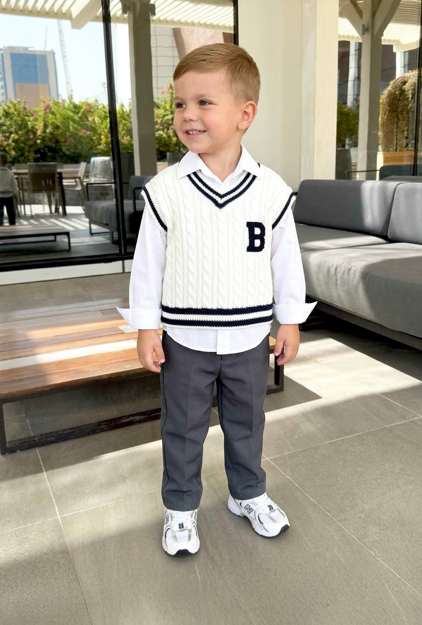 Yelekli Gömlekli 3Lü Takım 