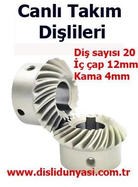 Canlı Takım Dişlisi z20/20