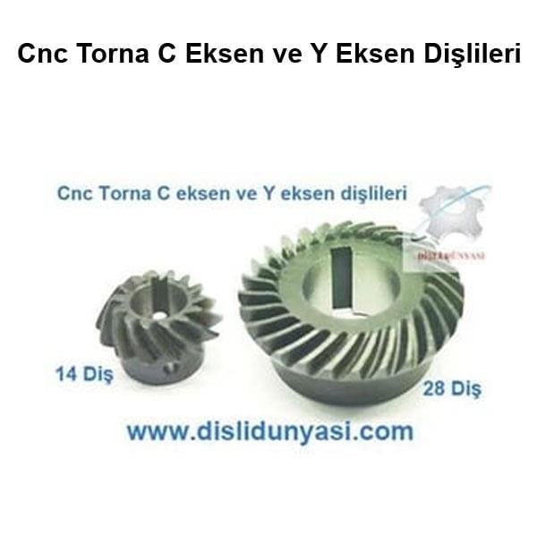 Cnc Torna C Eksen ve Y Eksen Dişlileri