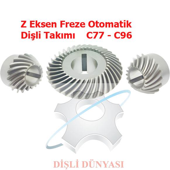 Freze Z Eksen Otomatik Dişlisi