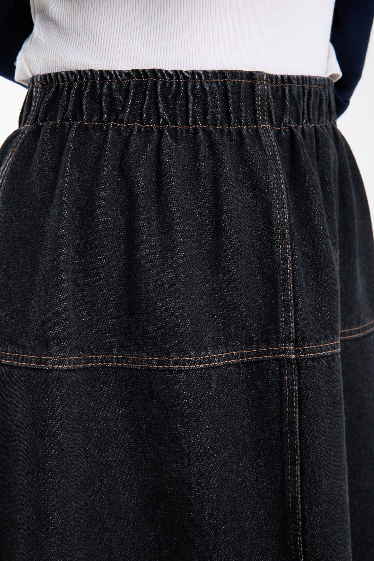 A-Line Noir Kot Etek SİYAH