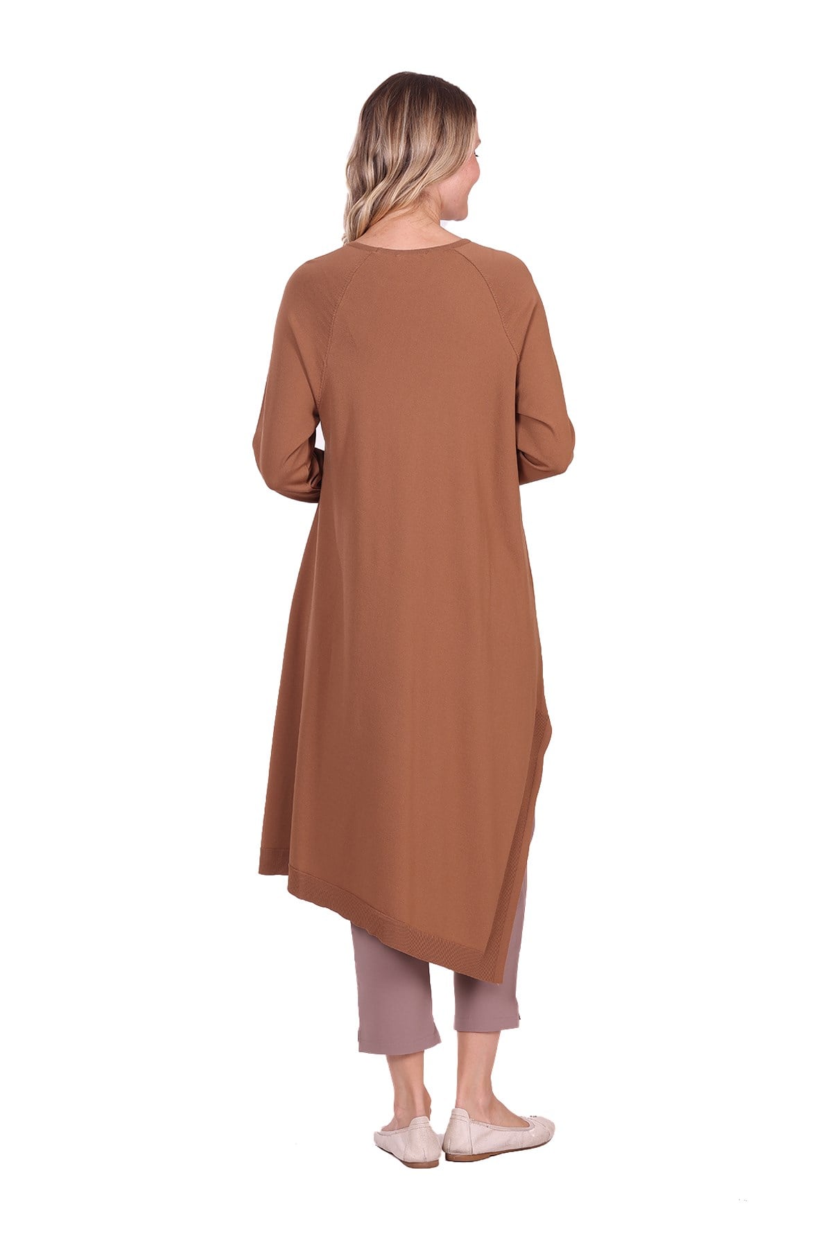 Asimetrik Triko Tunik TOPRAK