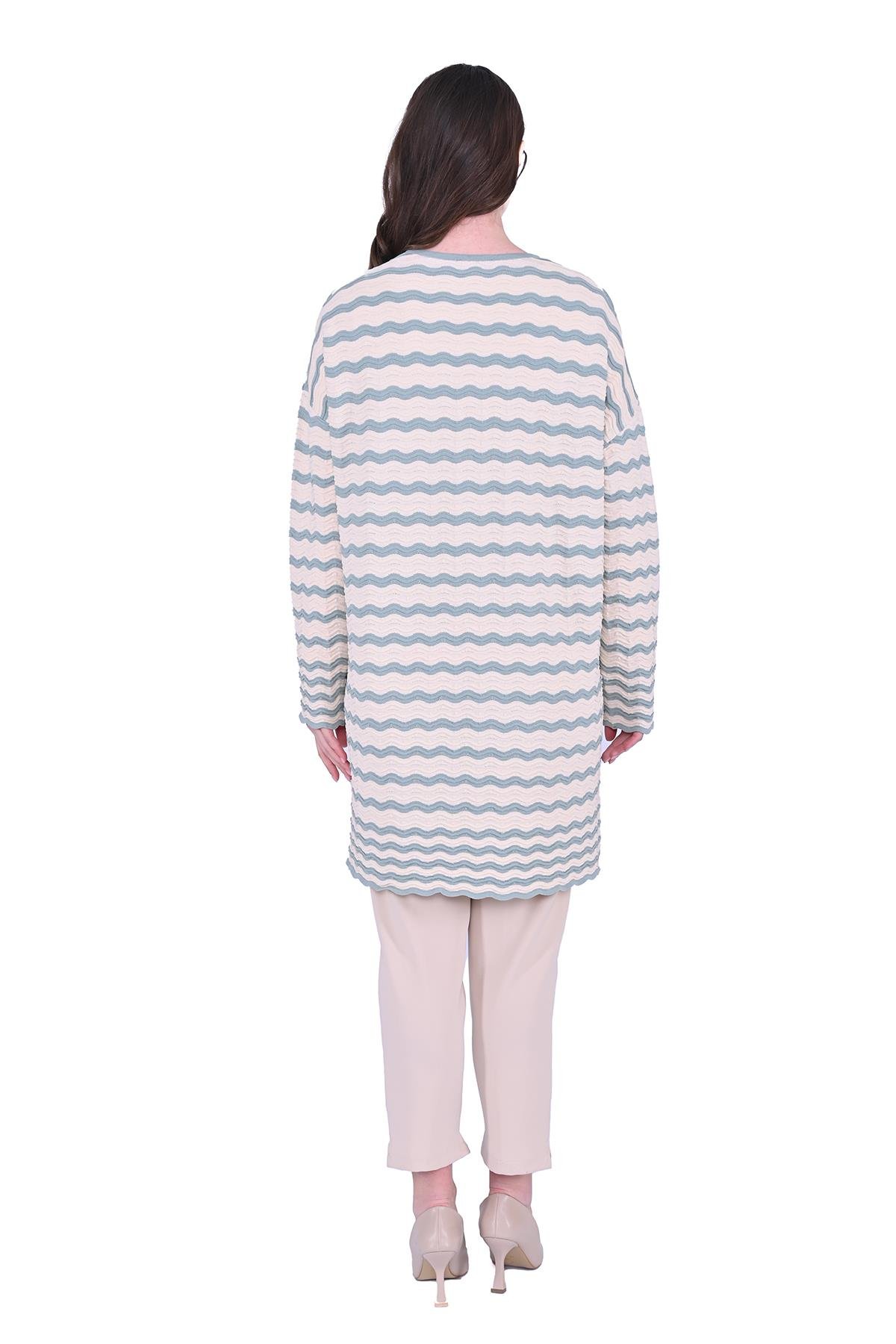 Dalga Triko Tunik VANİLYA