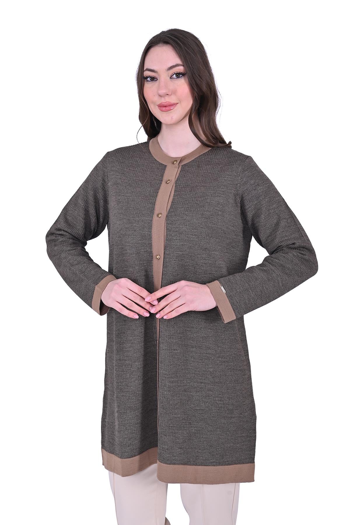 Defne Triko Yün Hırka CAMEL
