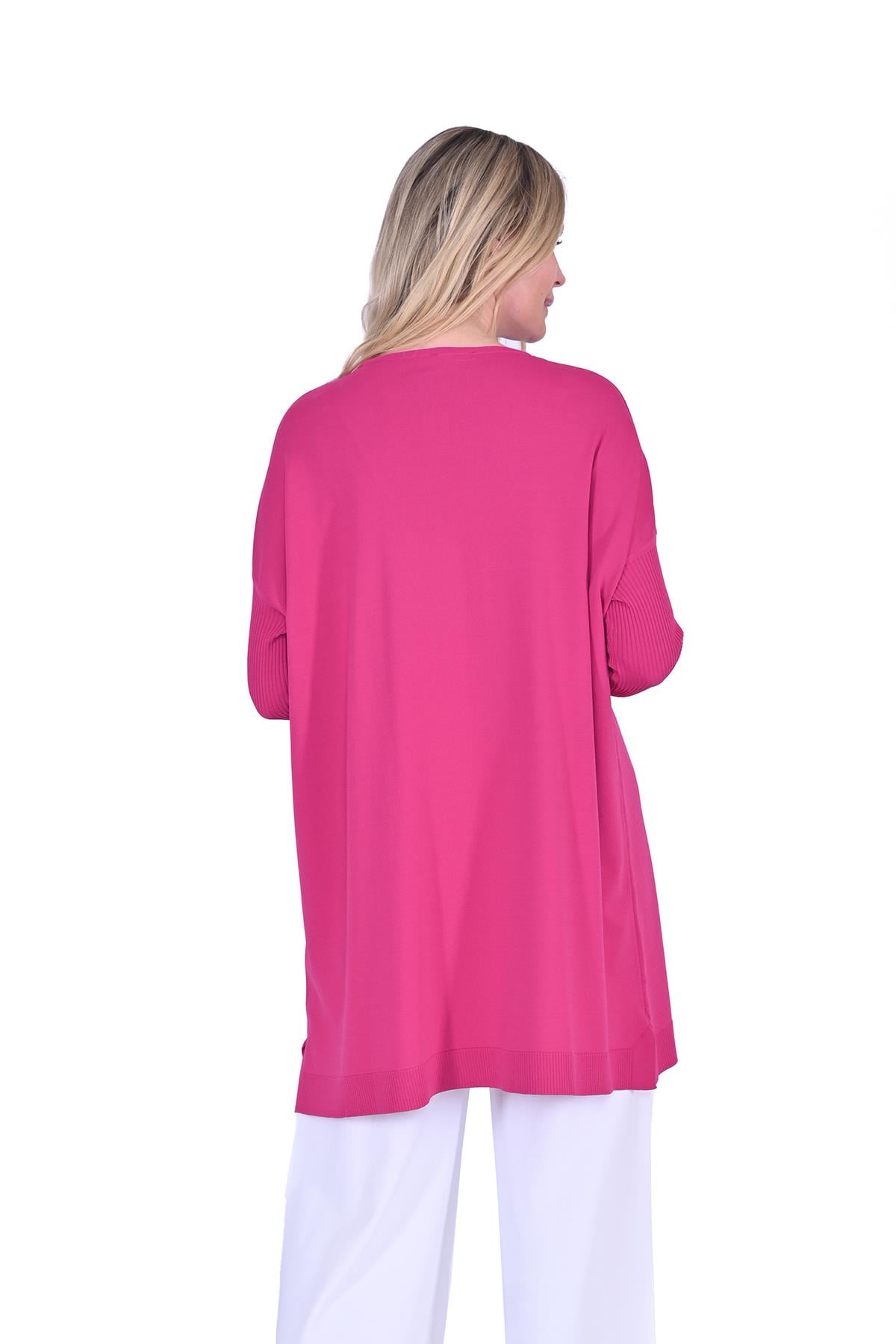 Düz Tunik FUŞYA