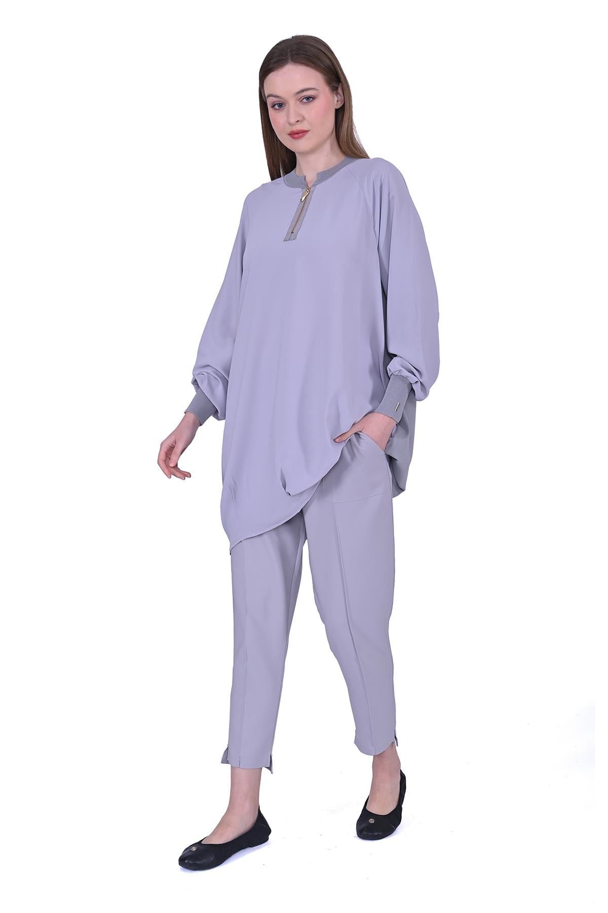 Evaze Tunik GRİ