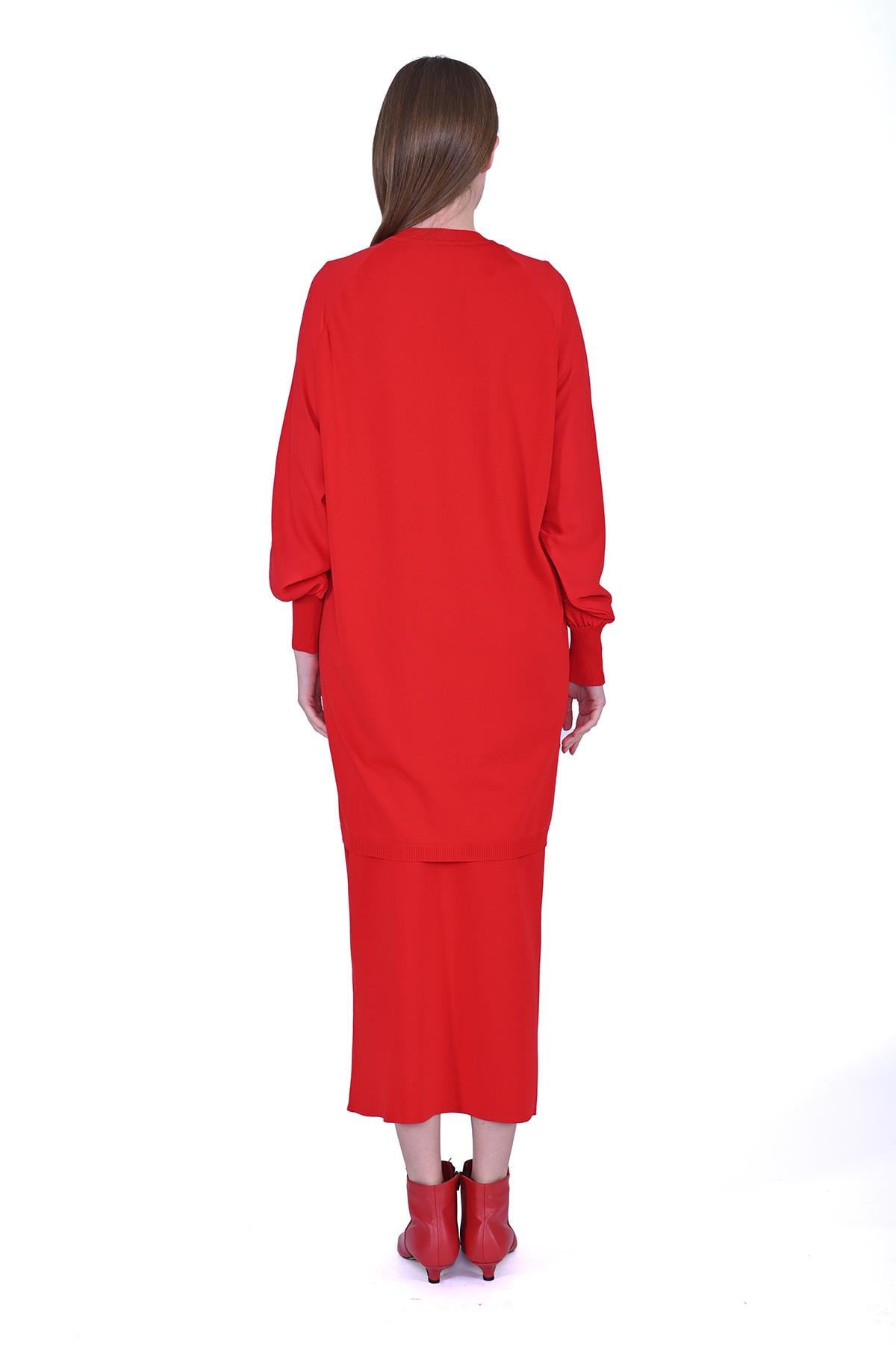 Evaze Tunik KIRMIZI