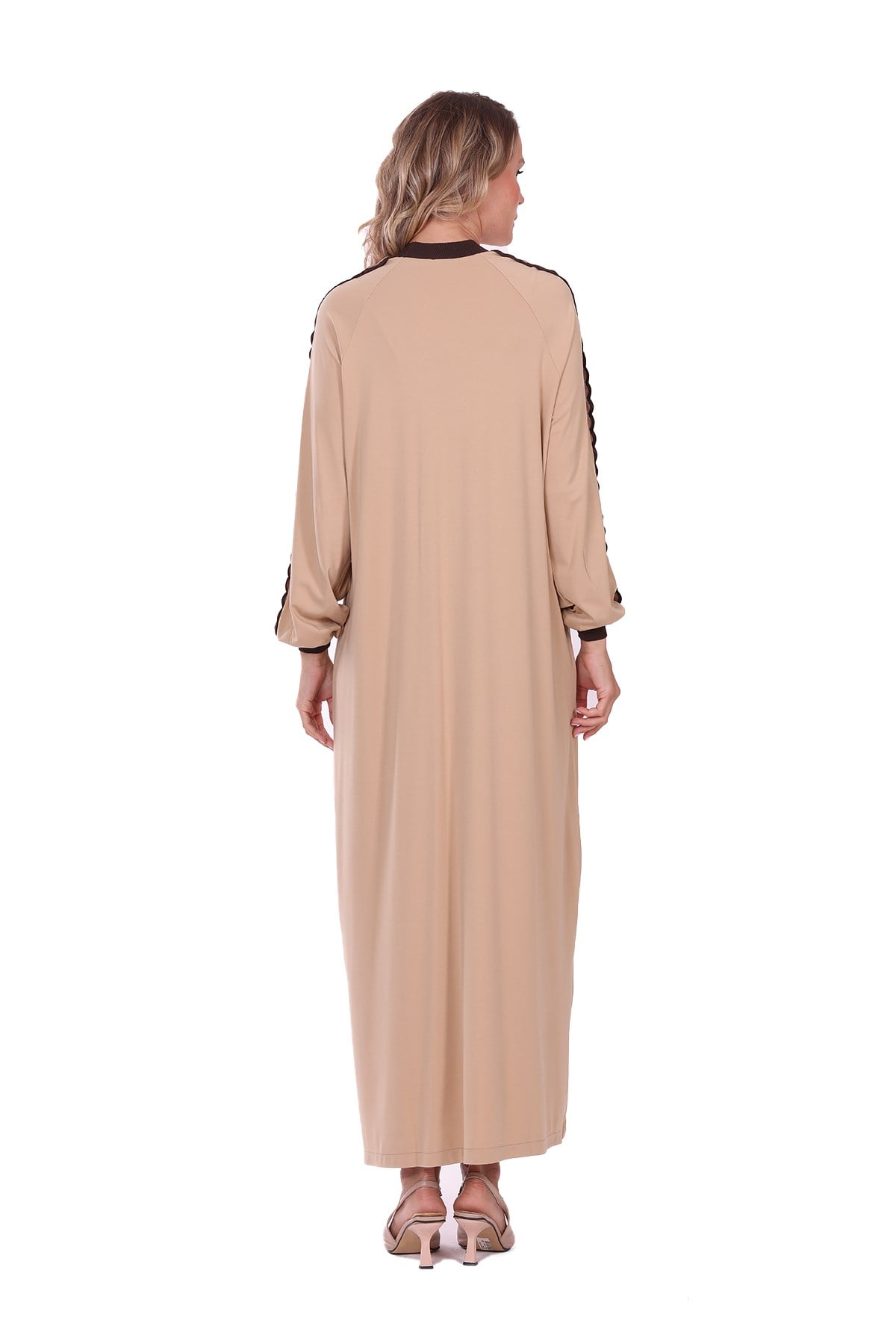 Fildişi Modal Elbise CAMEL