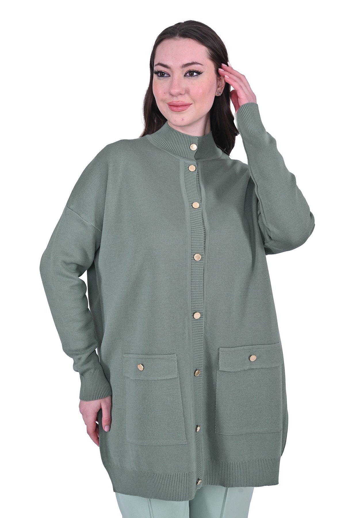 French Knitwear Wool Cardigan ÇAĞLA