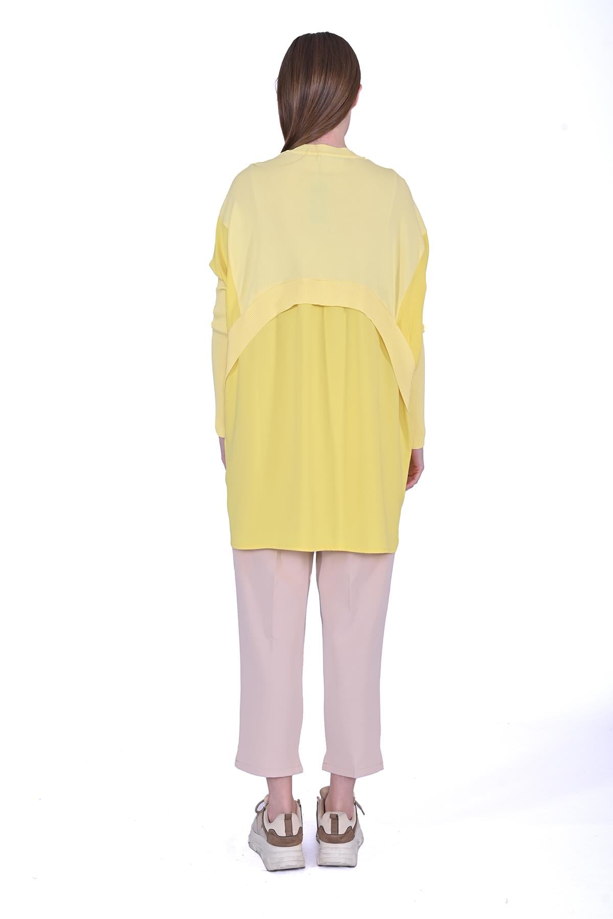 Gömlek Triko Tunik SARI
