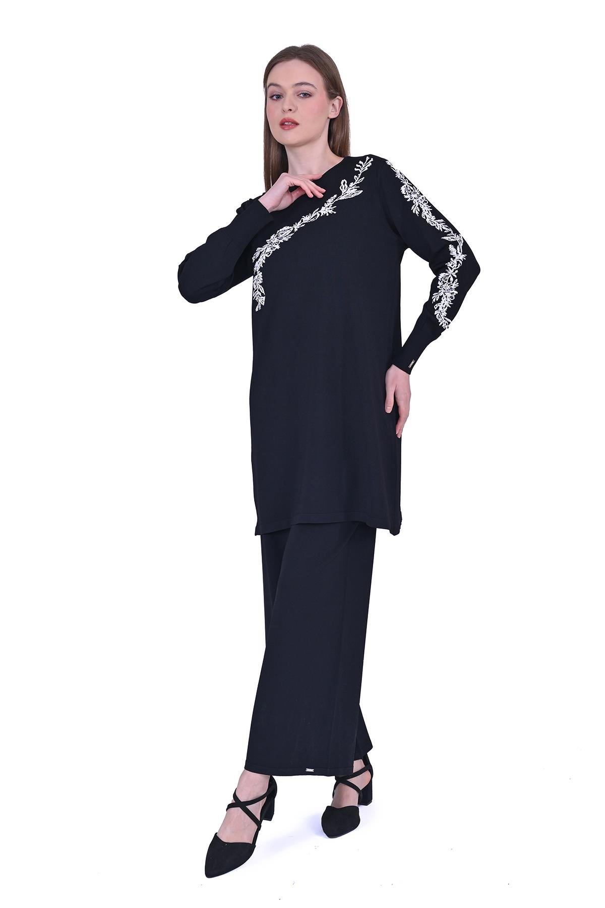 Güldalı Triko Tunik SİYAH