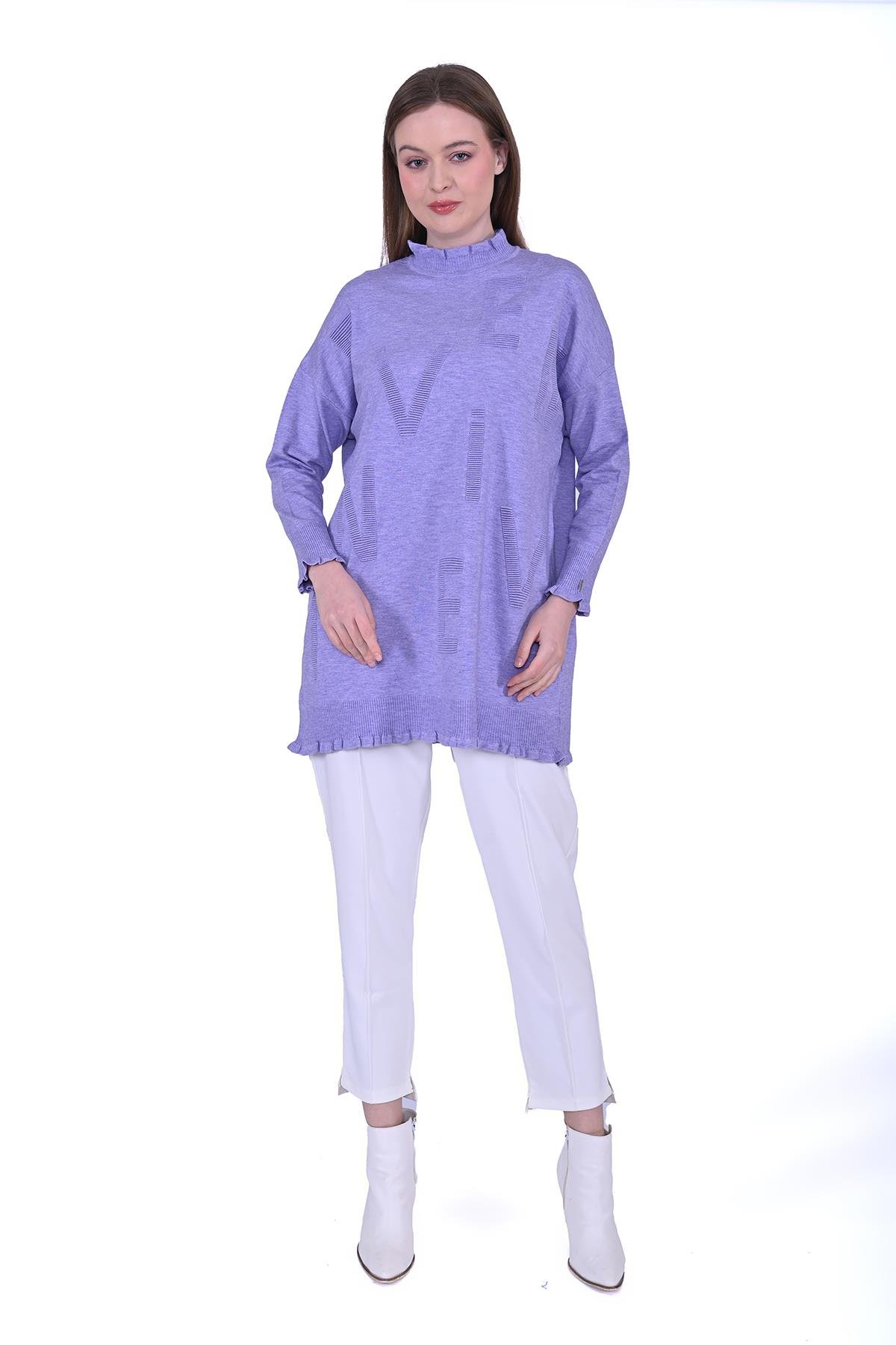İnvee Triko Tunik LİLA