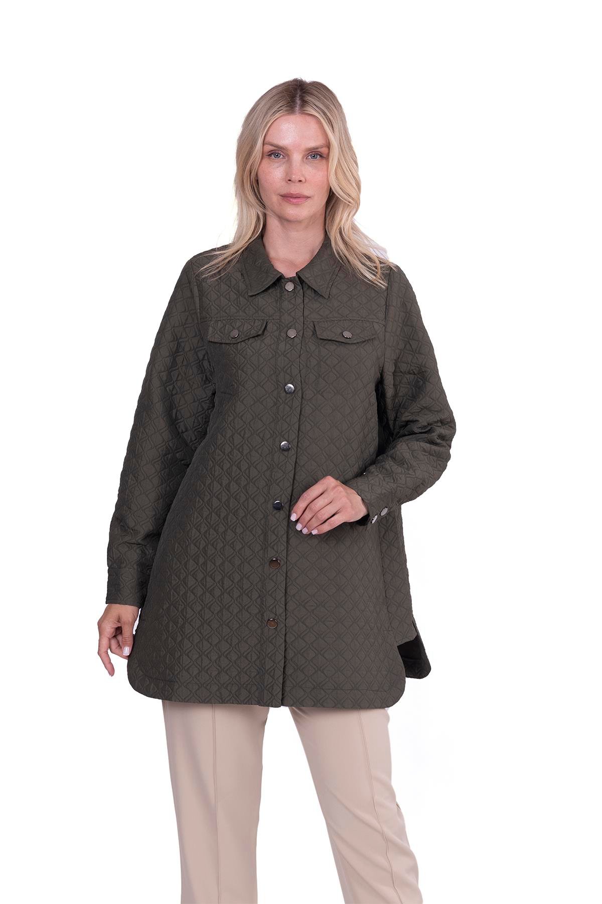 Kapitone Gömlek HAKİ