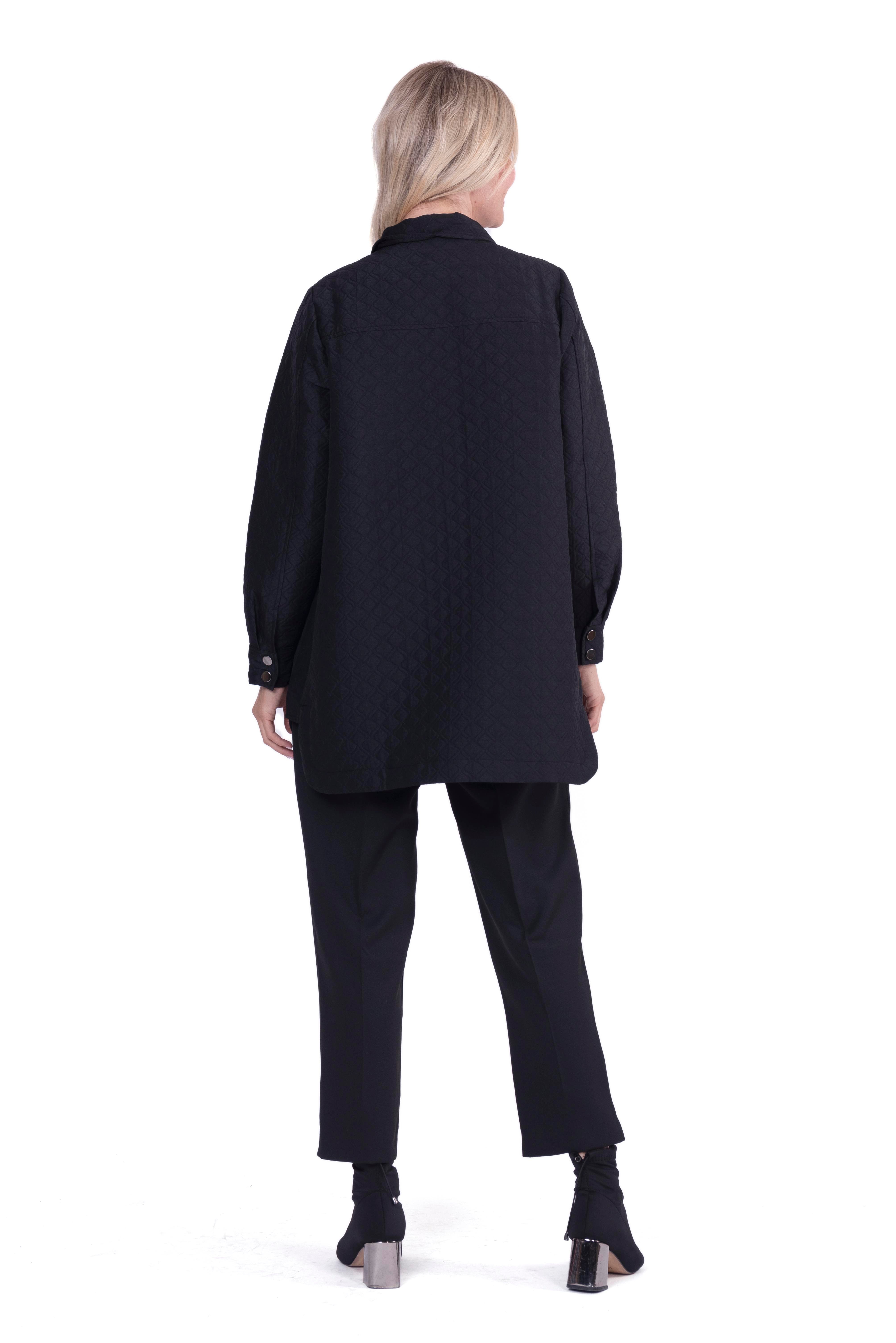 Kapitone Gömlek SİYAH