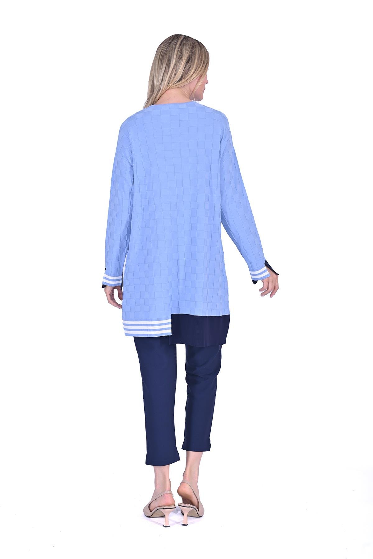 Kesmeşeker Triko Tunik MAVİ