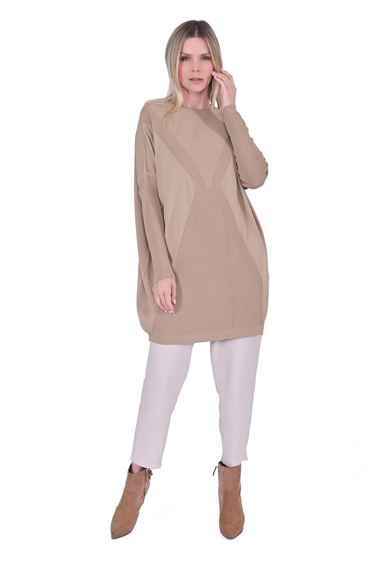Kum Saati Triko Tunik CAMEL