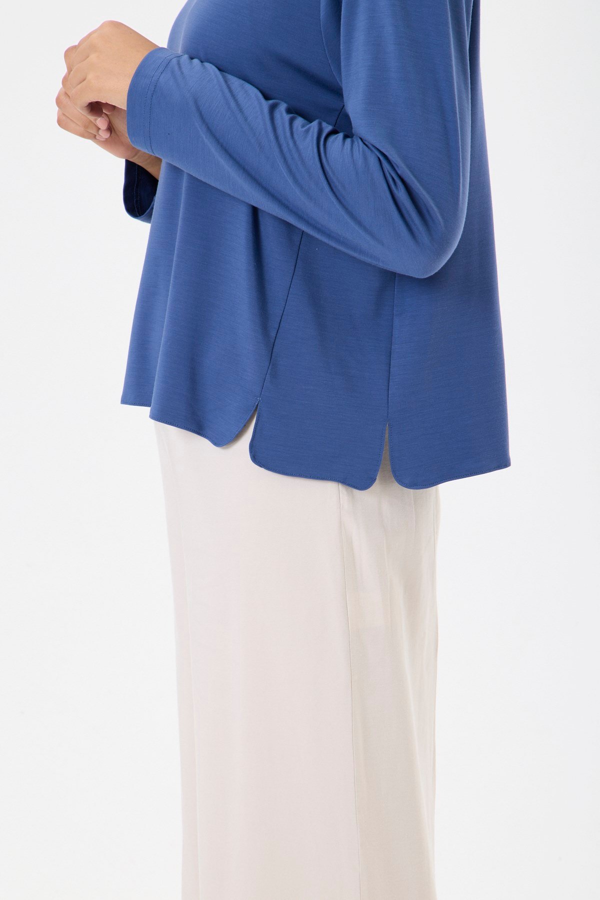 Modal KIsa Tunik İNDİGO