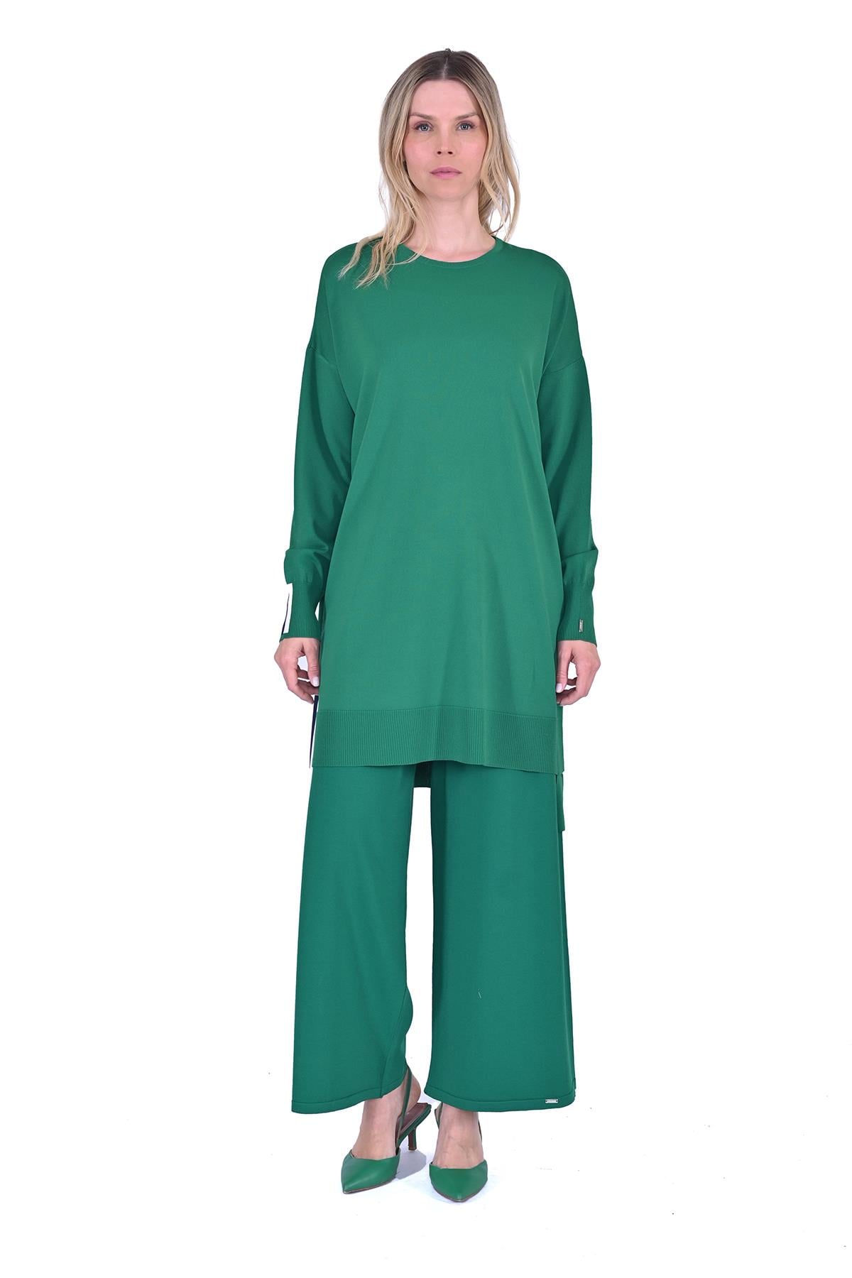 Oversize Renk Detaylı Triko Tunik BENETTON