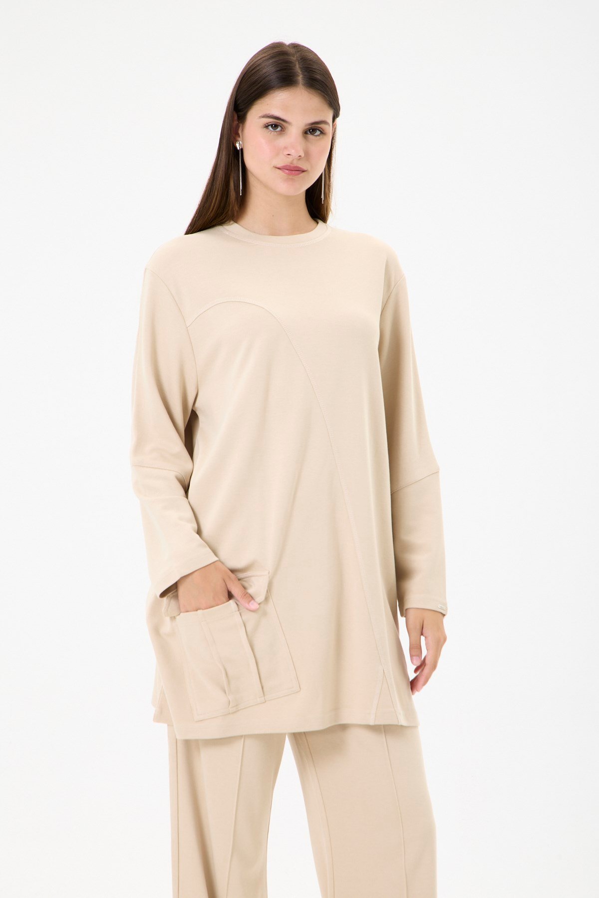 Pamuk Tunik BEJ