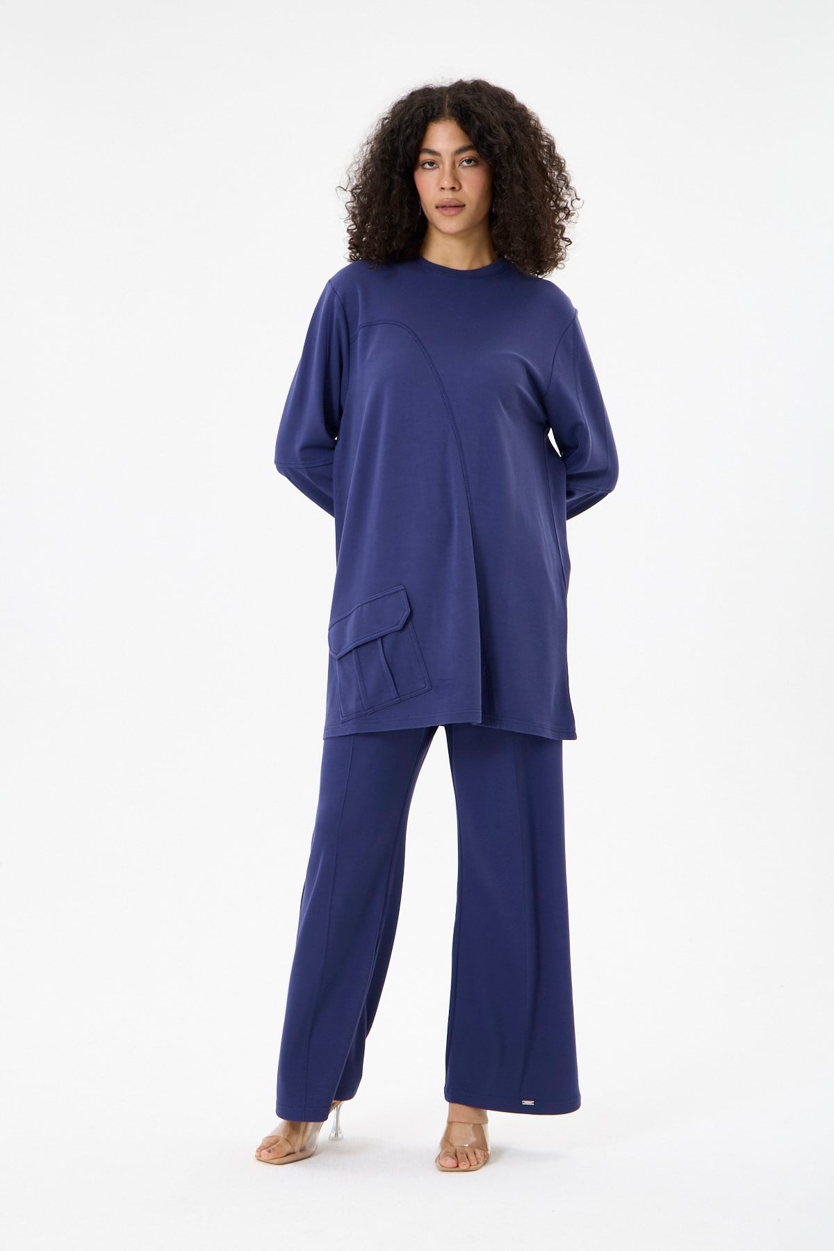 Pamuk Tunik İNDİGO