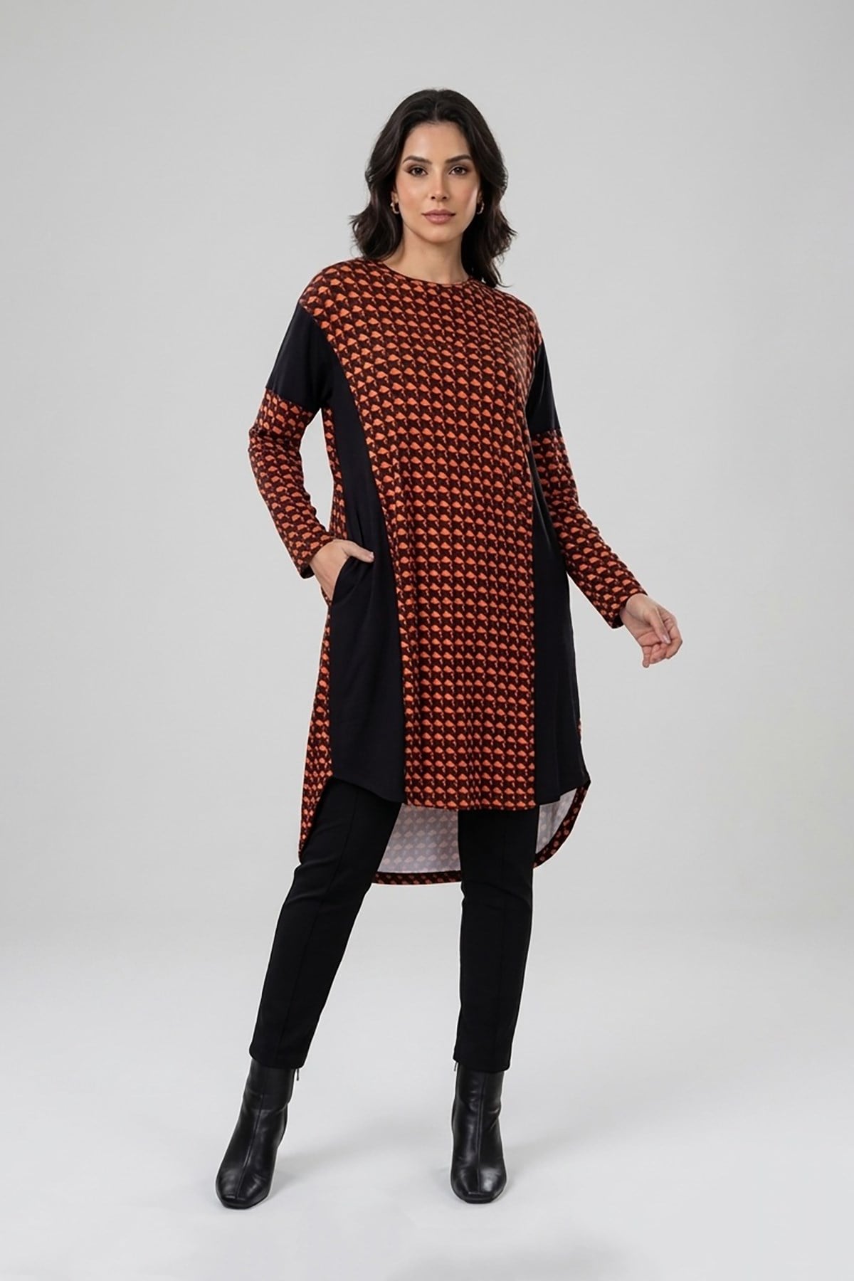 Penye Tunik 6912 ORANJ