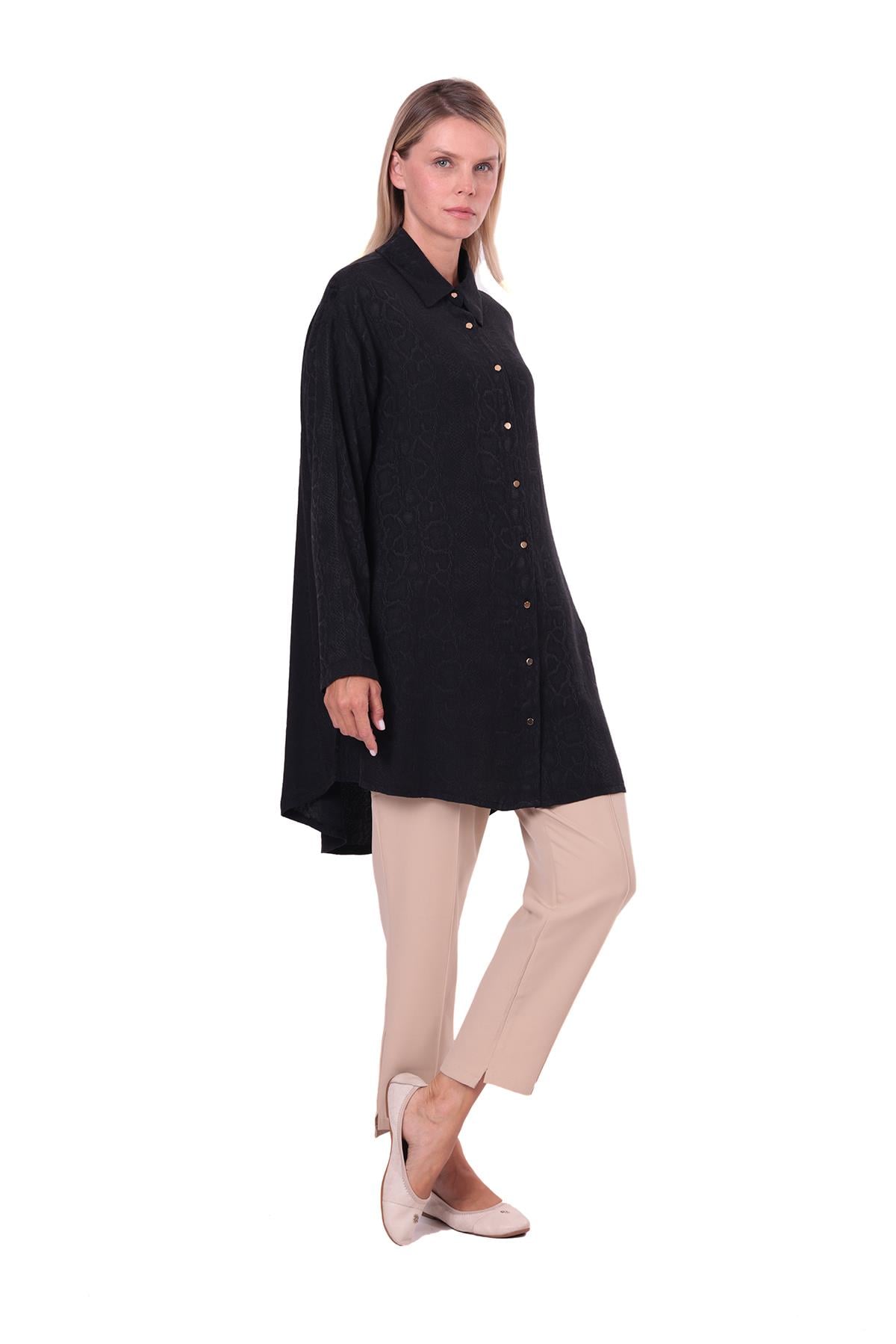 Piton Gömlek SİYAH